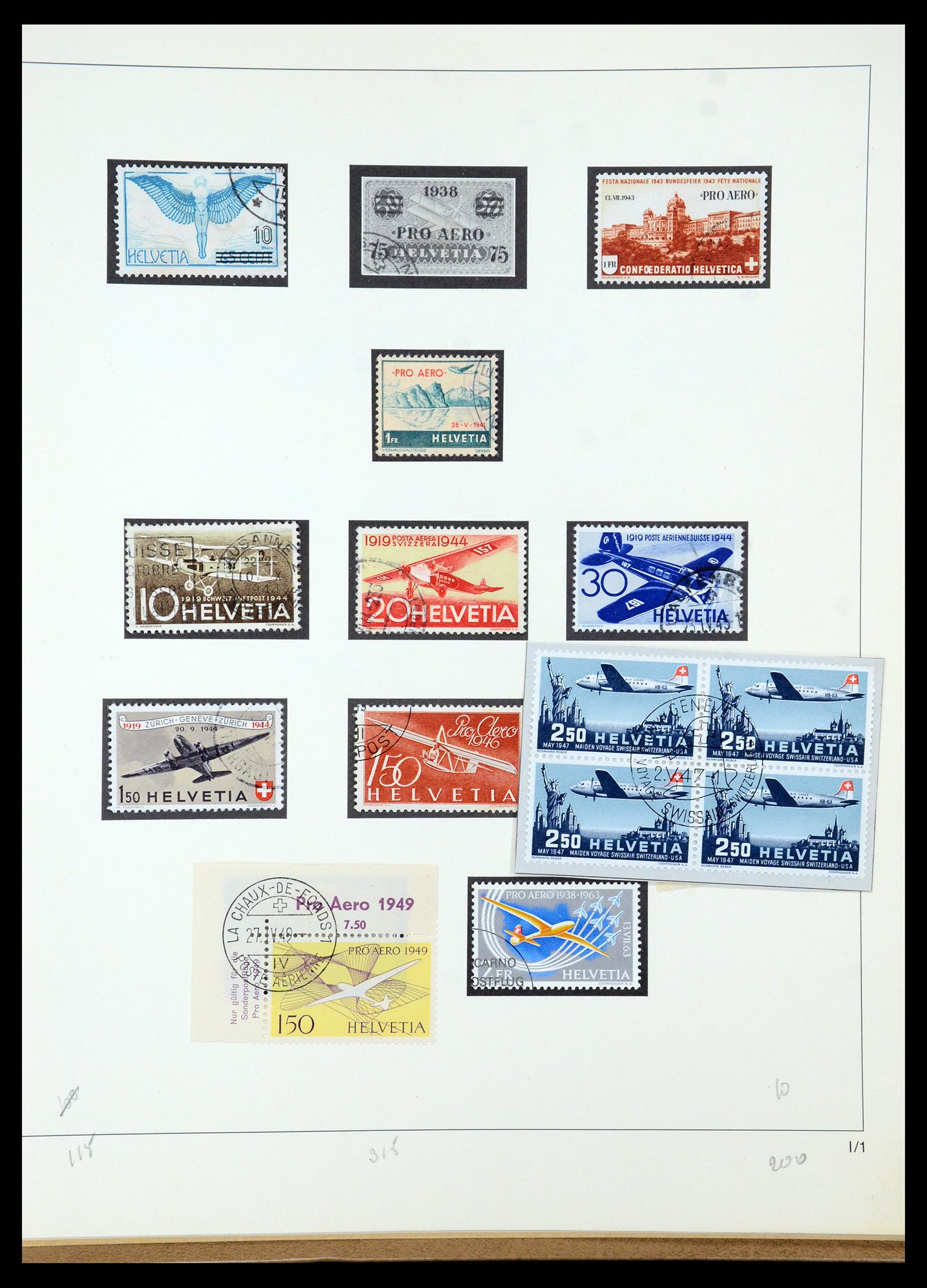 35605 092 - Stamp Collection 35605 Switzerland 1851-1985.