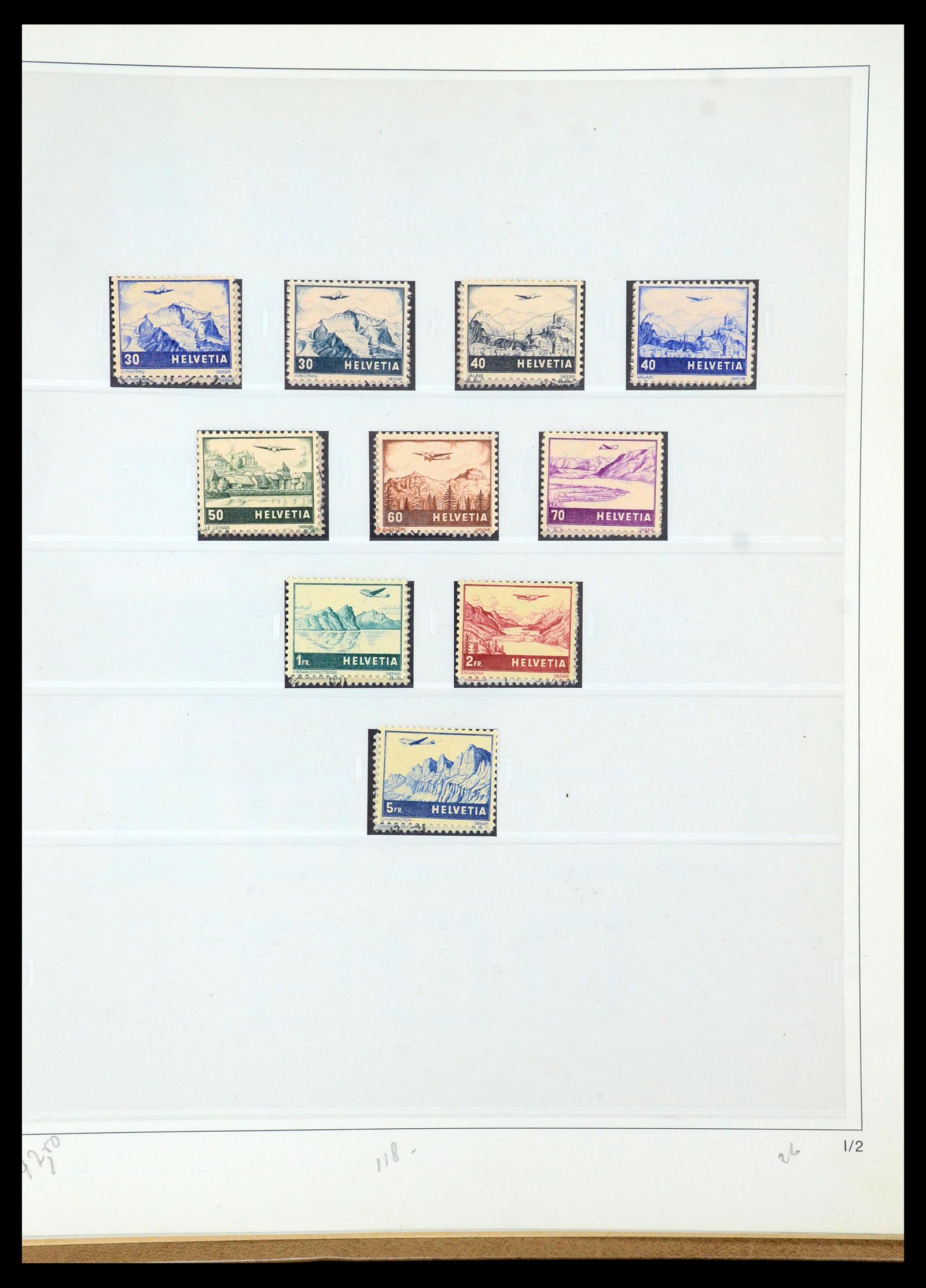35605 093 - Stamp Collection 35605 Switzerland 1851-1985.