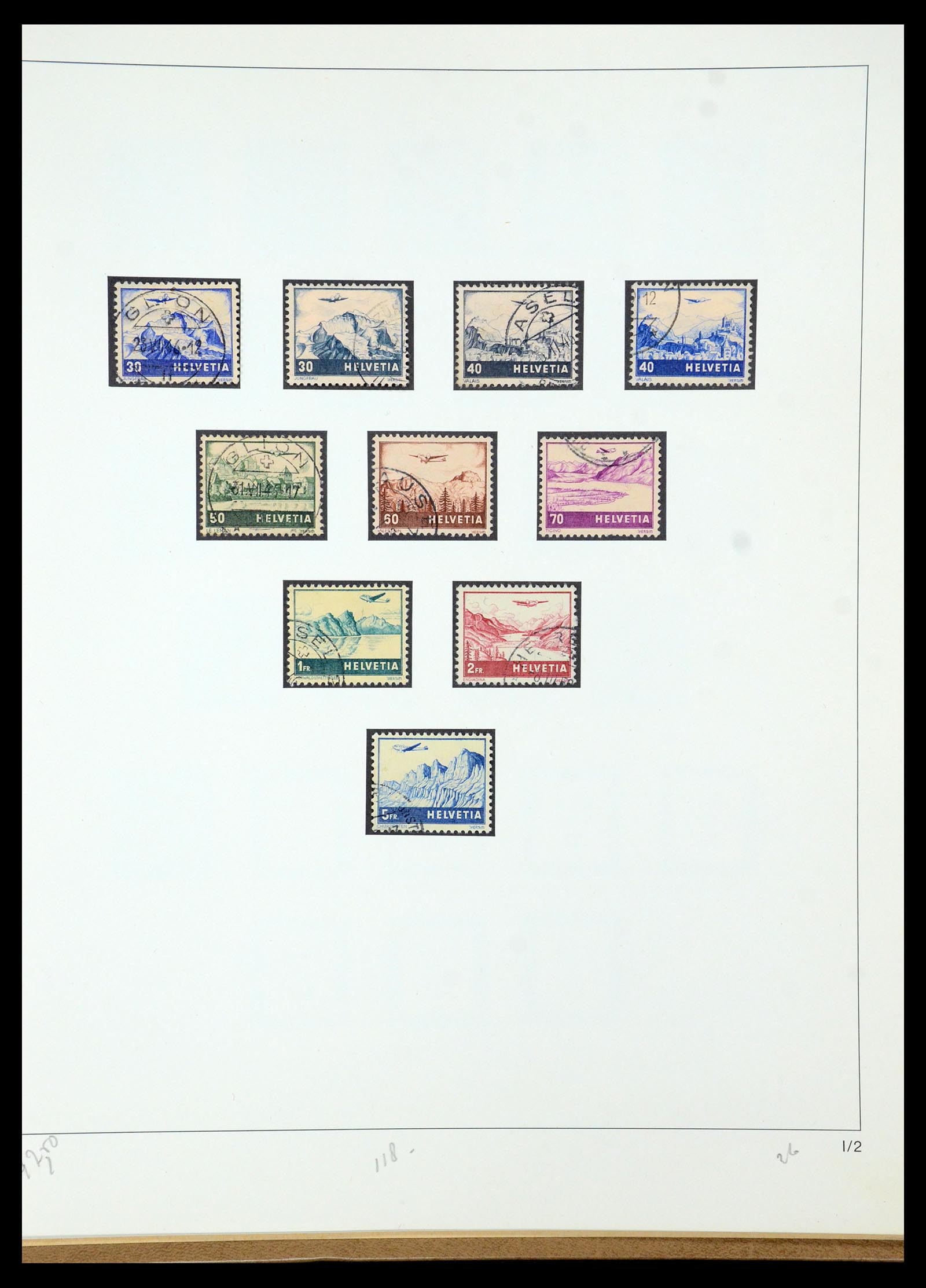 35605 094 - Stamp Collection 35605 Switzerland 1851-1985.