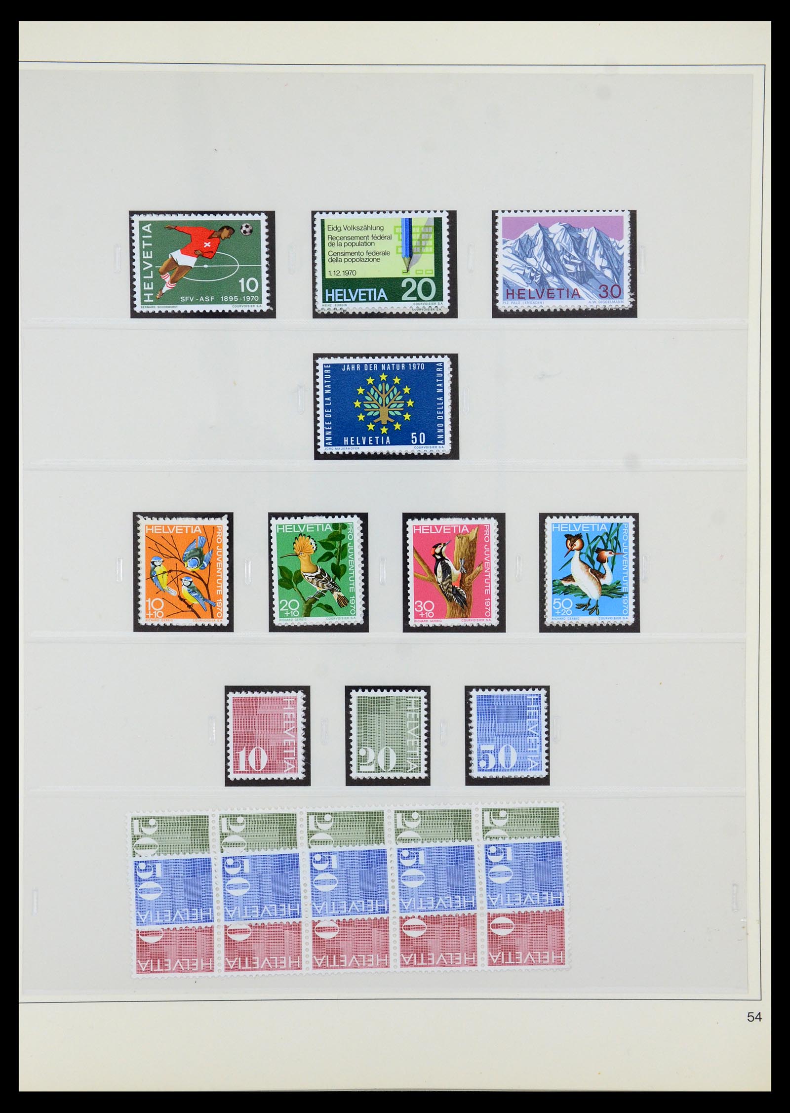 35605 123 - Postzegelverzameling 35605 Zwitserland 1851-1985.