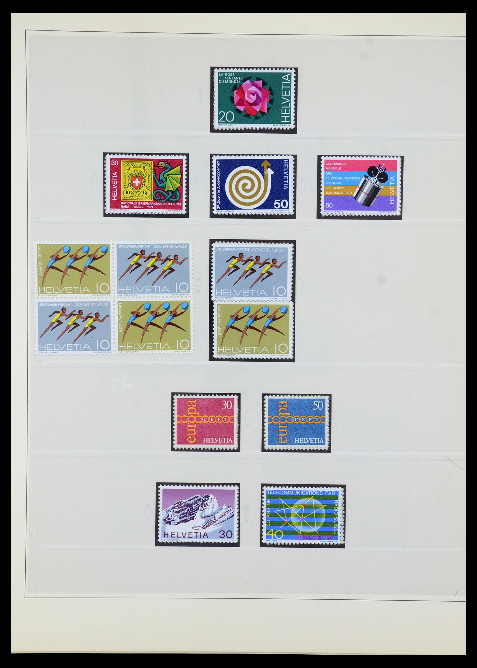 35605 126 - Postzegelverzameling 35605 Zwitserland 1851-1985.