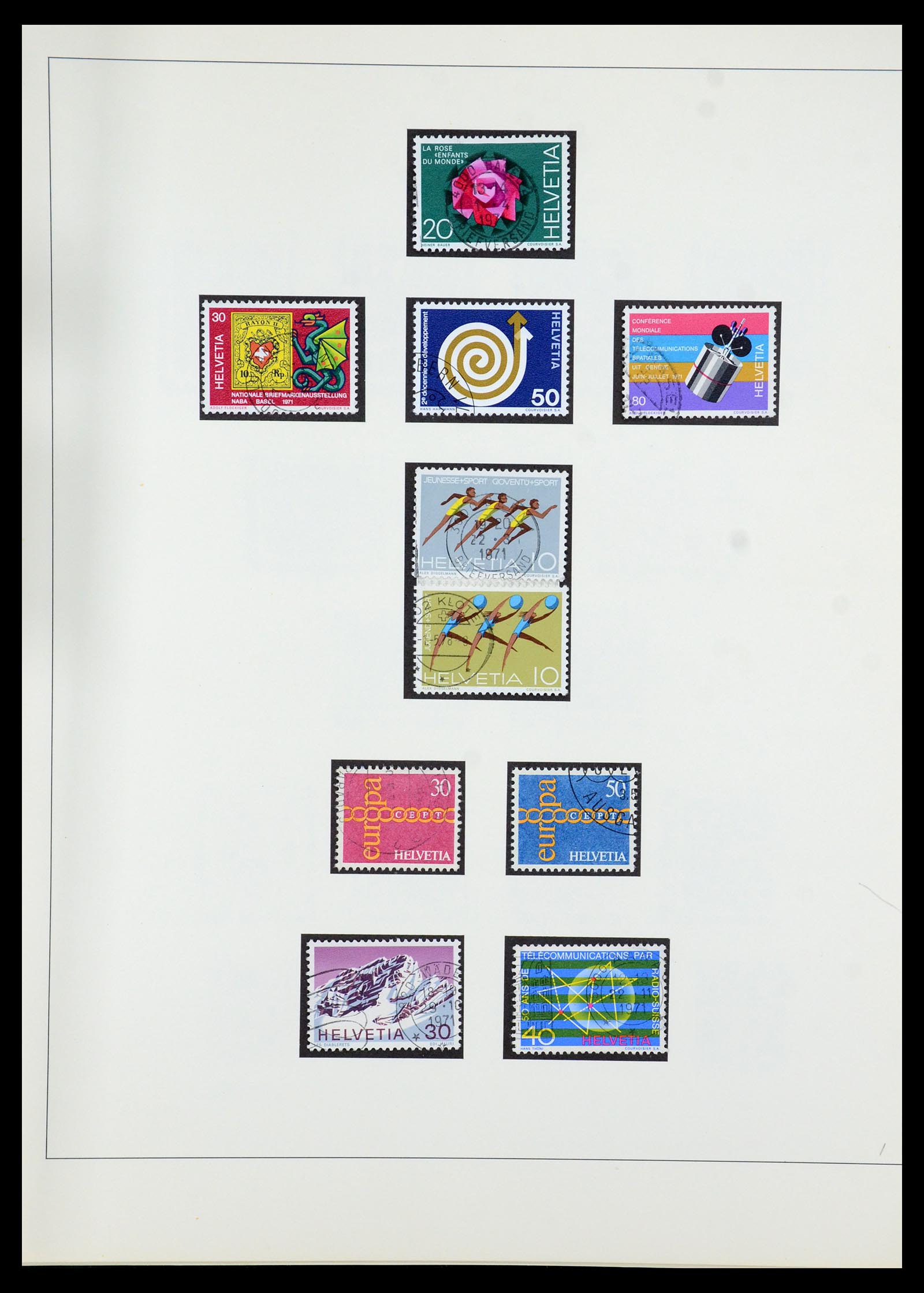 35605 127 - Postzegelverzameling 35605 Zwitserland 1851-1985.