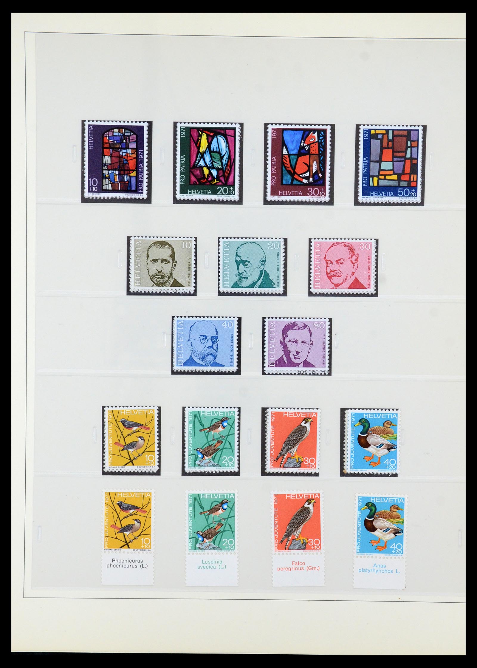 35605 128 - Postzegelverzameling 35605 Zwitserland 1851-1985.