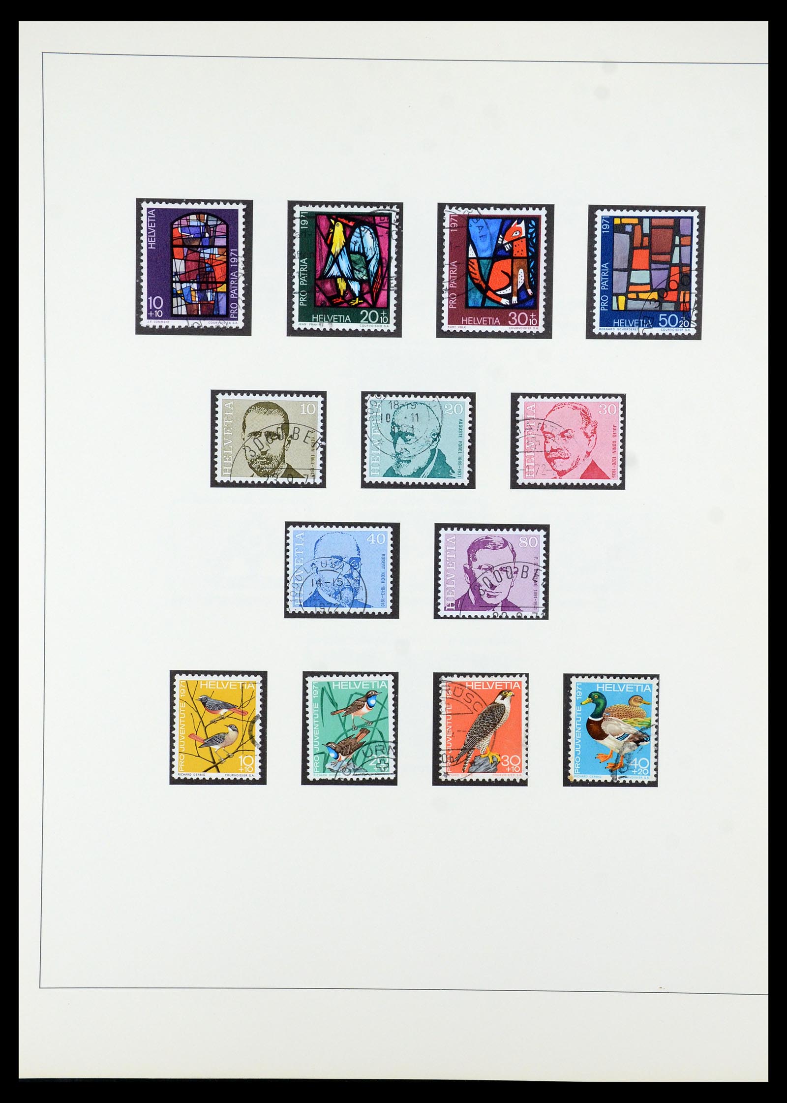 35605 129 - Postzegelverzameling 35605 Zwitserland 1851-1985.
