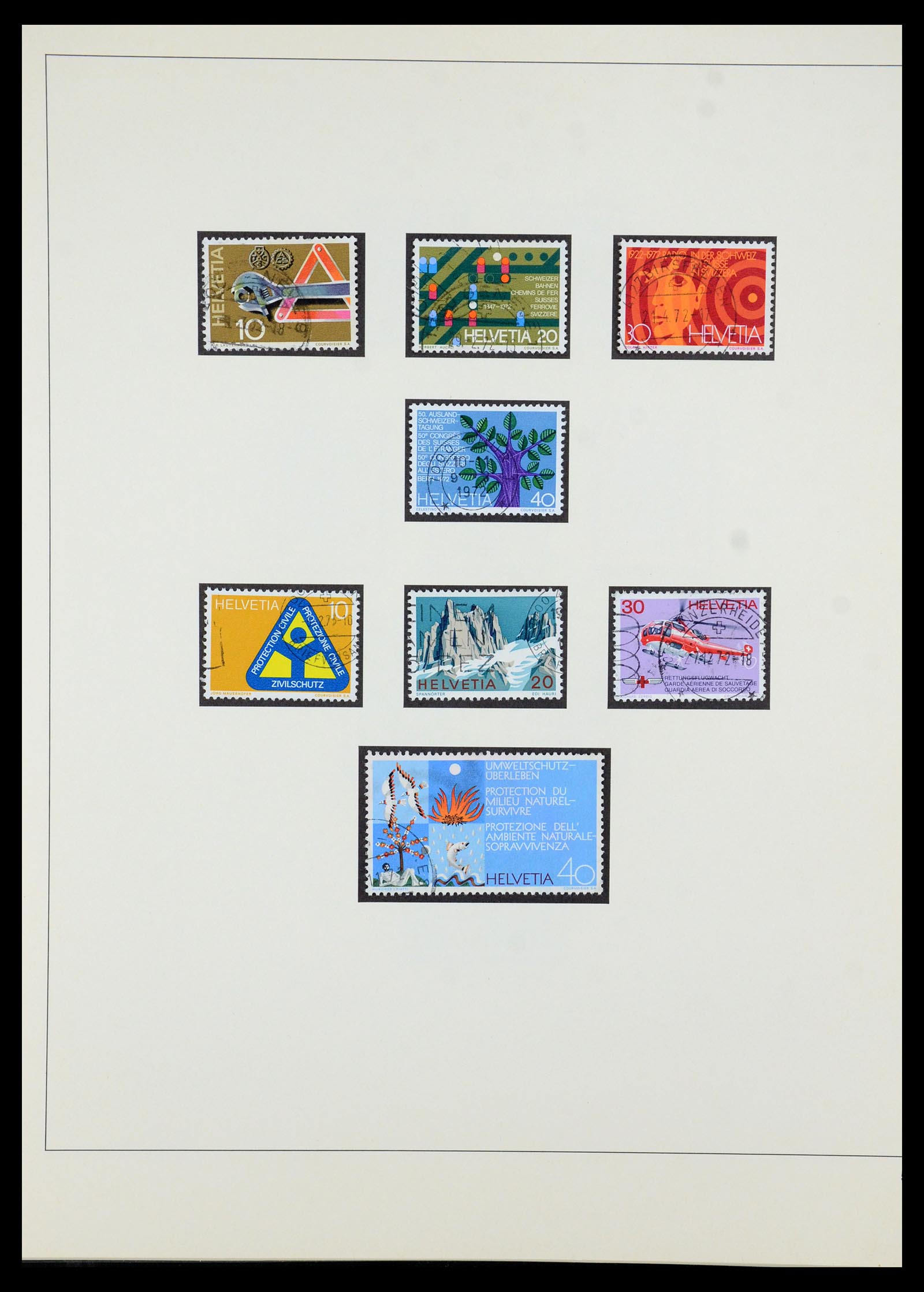 35605 131 - Postzegelverzameling 35605 Zwitserland 1851-1985.