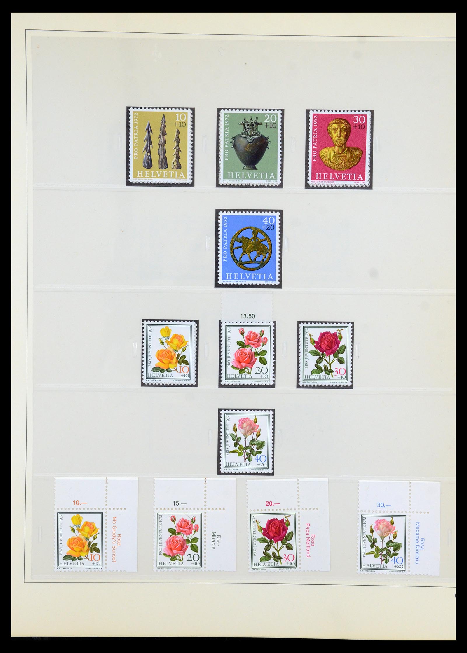 35605 134 - Postzegelverzameling 35605 Zwitserland 1851-1985.