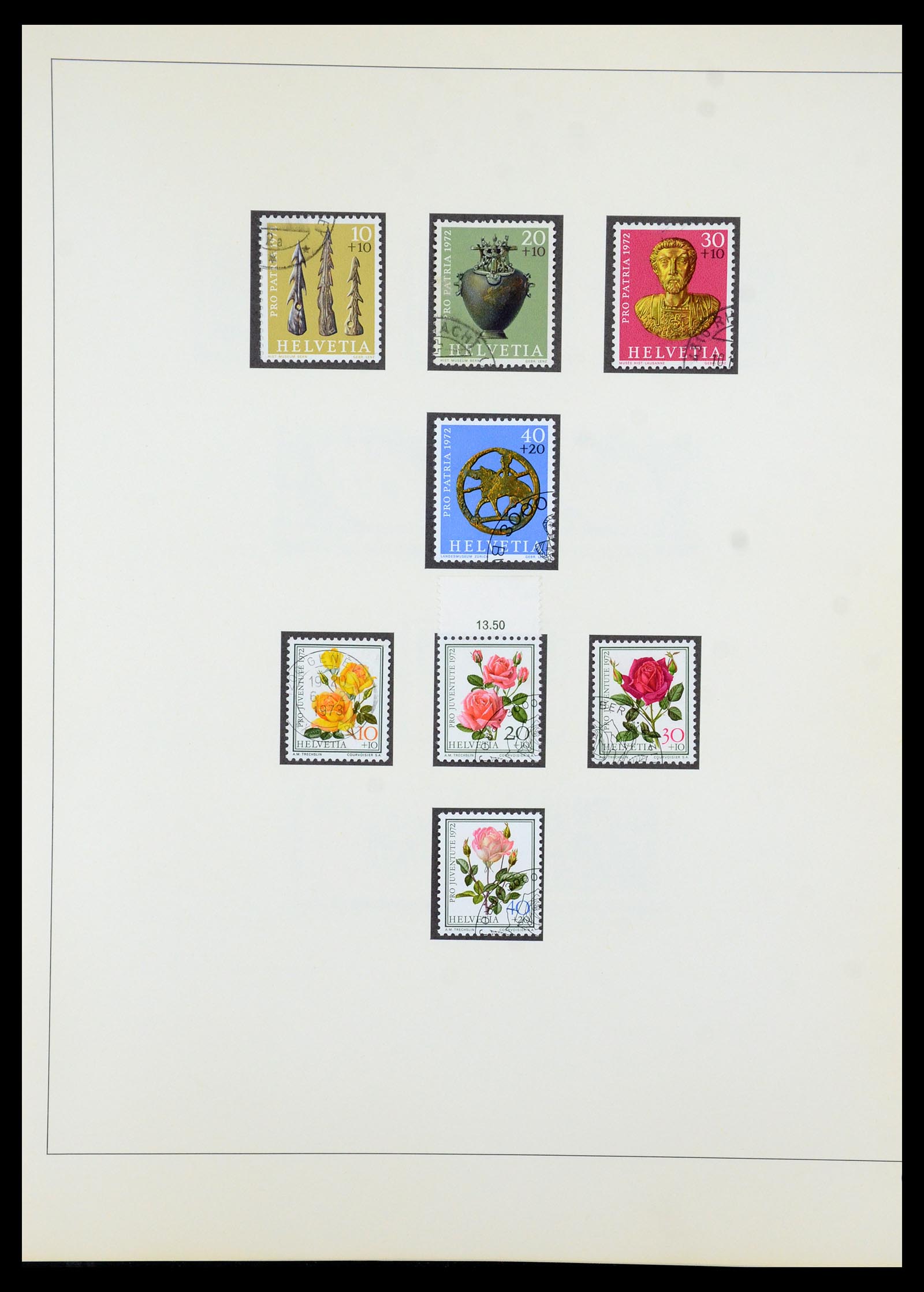 35605 135 - Postzegelverzameling 35605 Zwitserland 1851-1985.