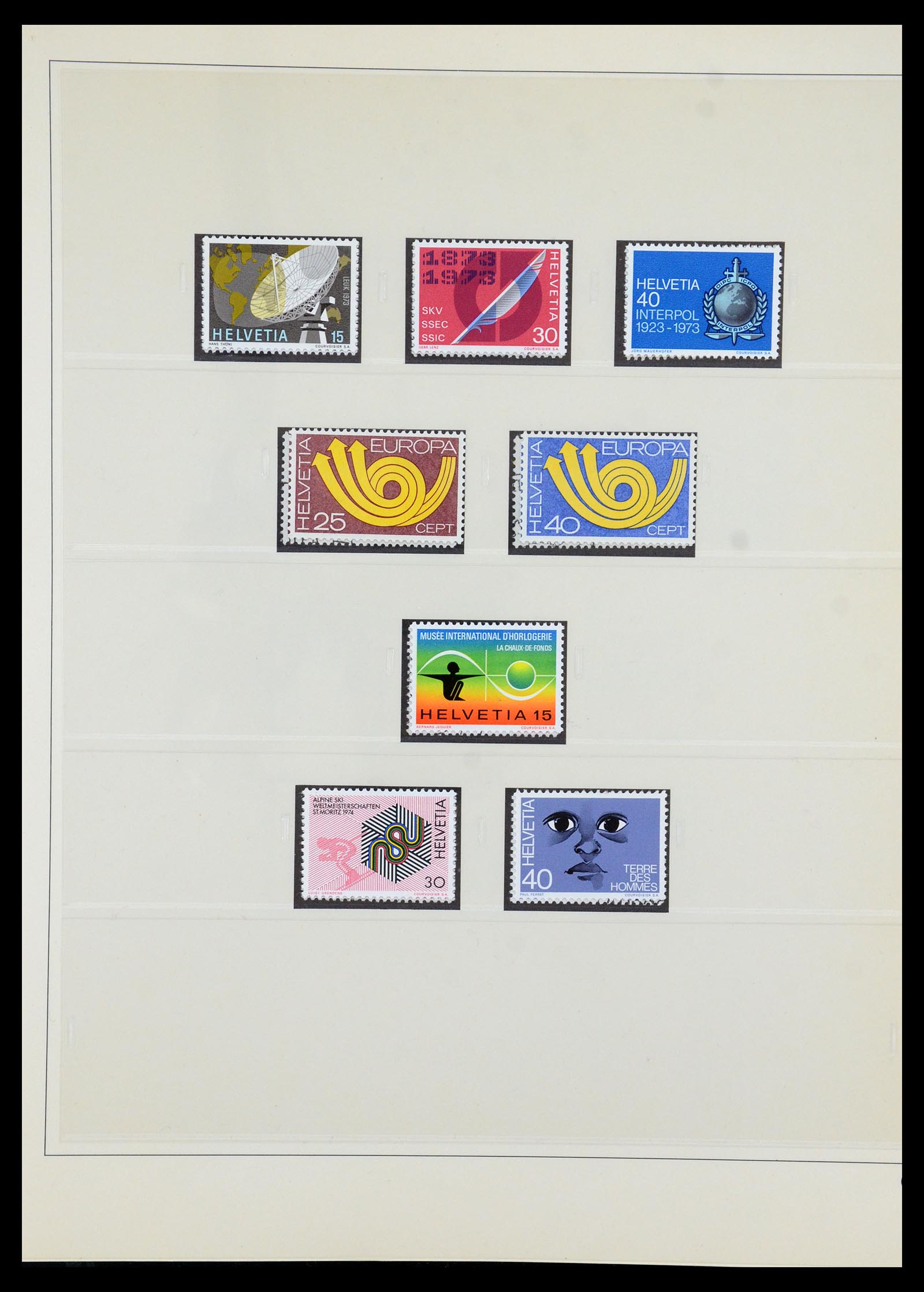 35605 136 - Postzegelverzameling 35605 Zwitserland 1851-1985.