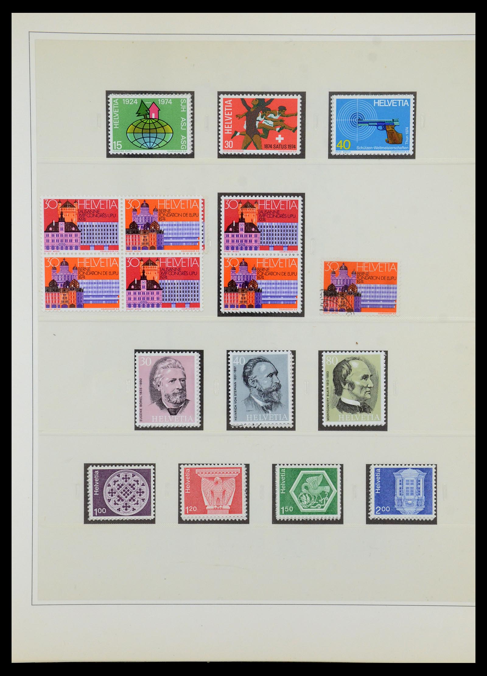 35605 142 - Stamp Collection 35605 Switzerland 1851-1985.