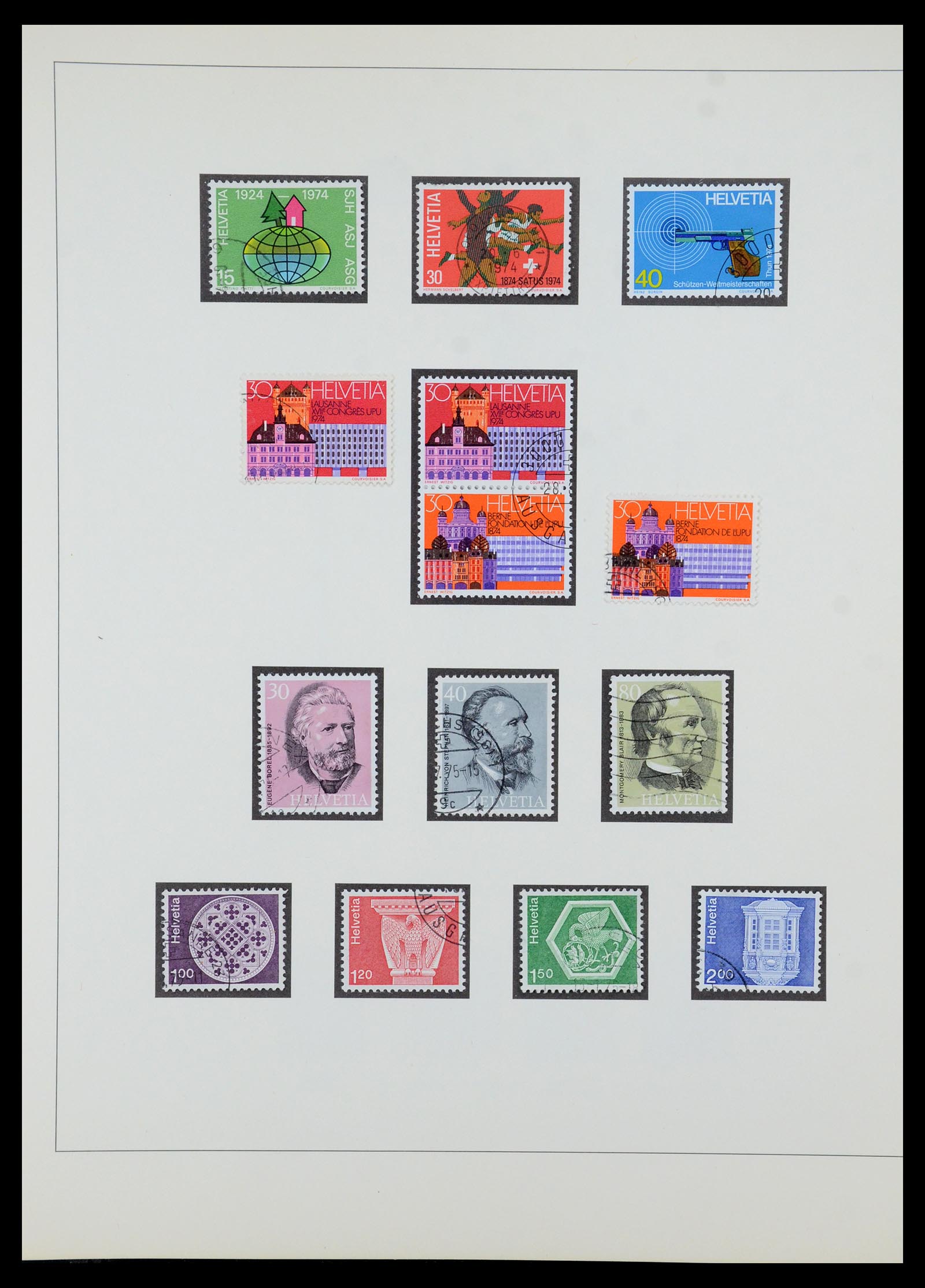 35605 143 - Postzegelverzameling 35605 Zwitserland 1851-1985.