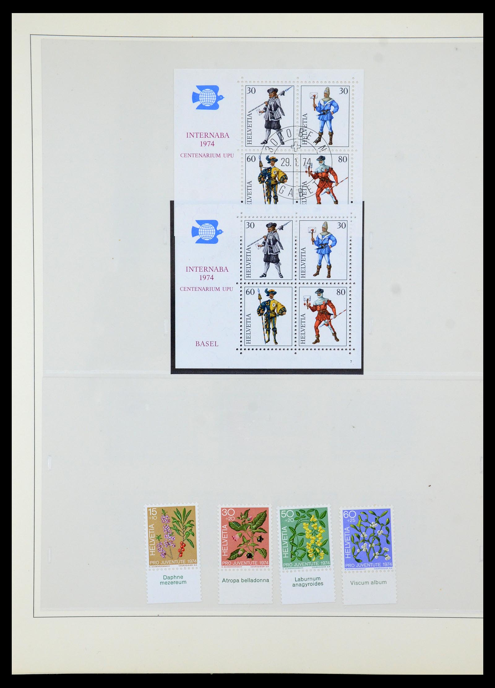 35605 144 - Postzegelverzameling 35605 Zwitserland 1851-1985.
