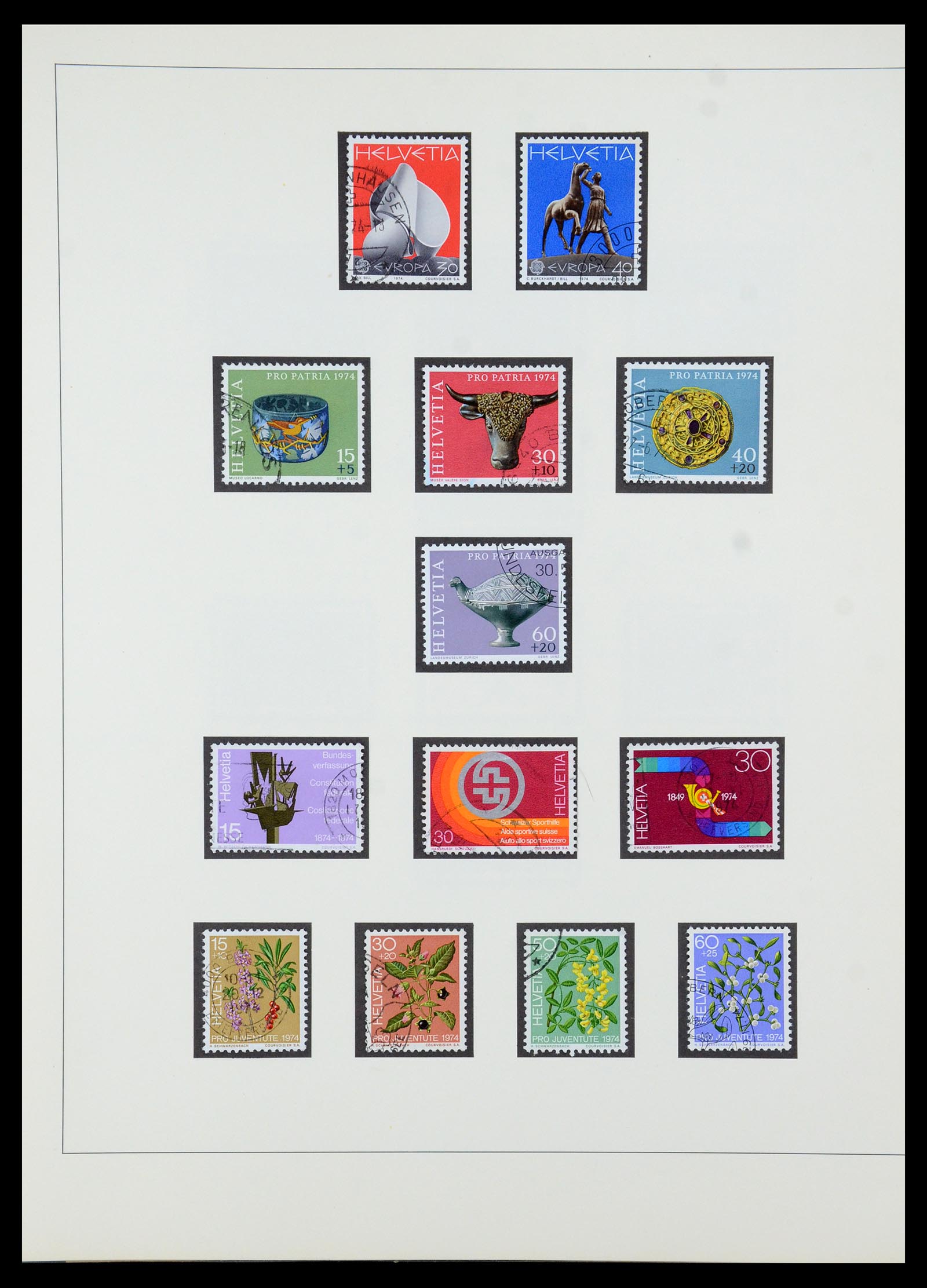 35605 146 - Postzegelverzameling 35605 Zwitserland 1851-1985.