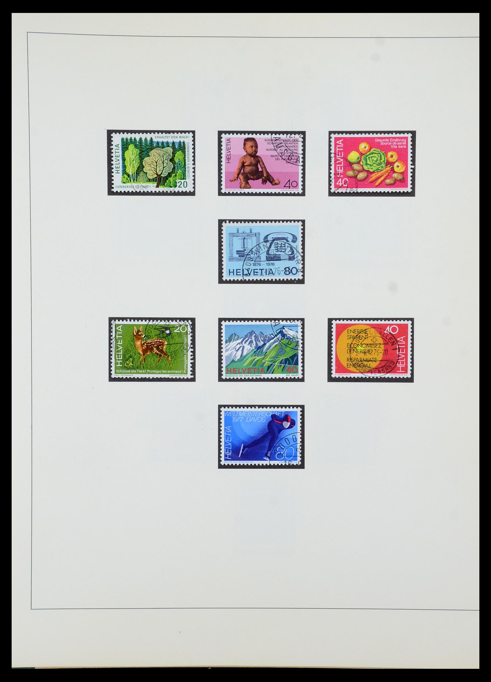 35605 154 - Stamp Collection 35605 Switzerland 1851-1985.