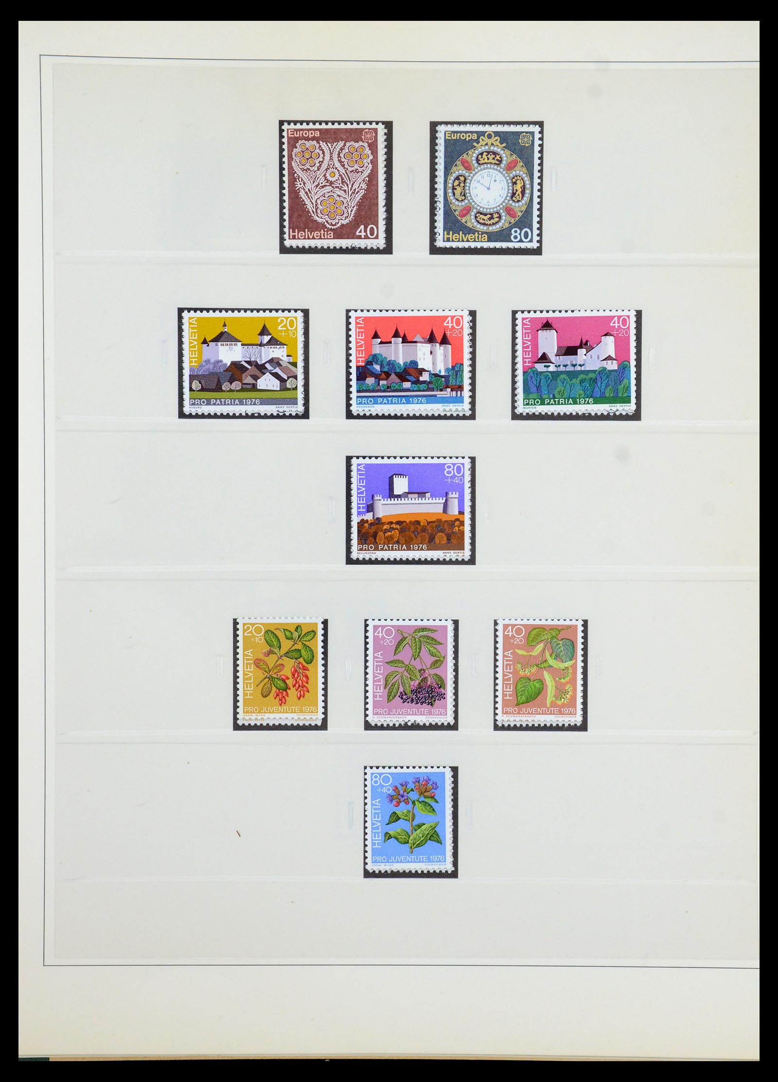 35605 155 - Stamp Collection 35605 Switzerland 1851-1985.