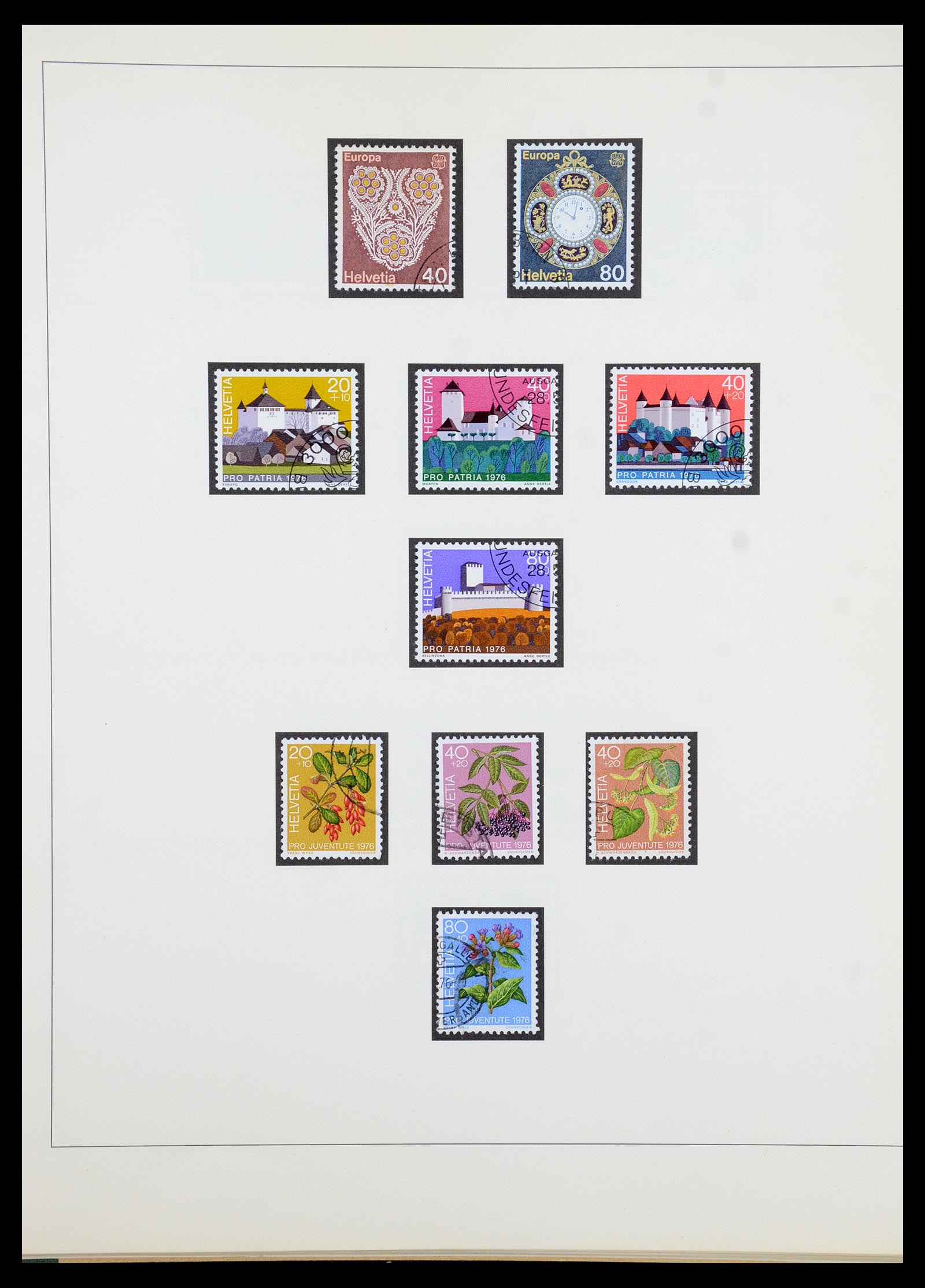 35605 156 - Postzegelverzameling 35605 Zwitserland 1851-1985.