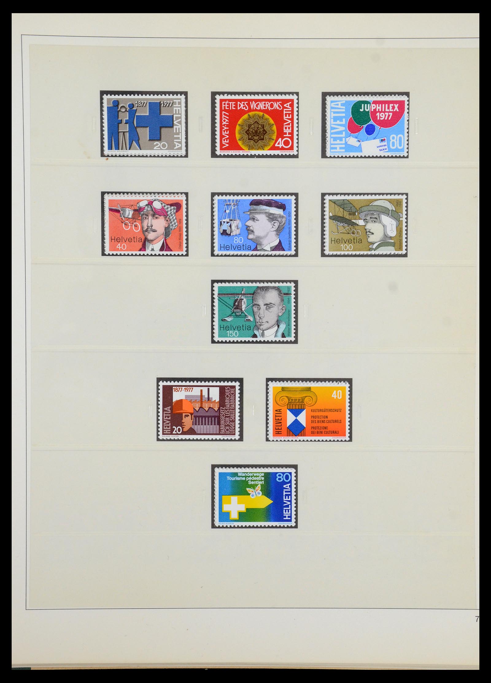 35605 157 - Stamp Collection 35605 Switzerland 1851-1985.