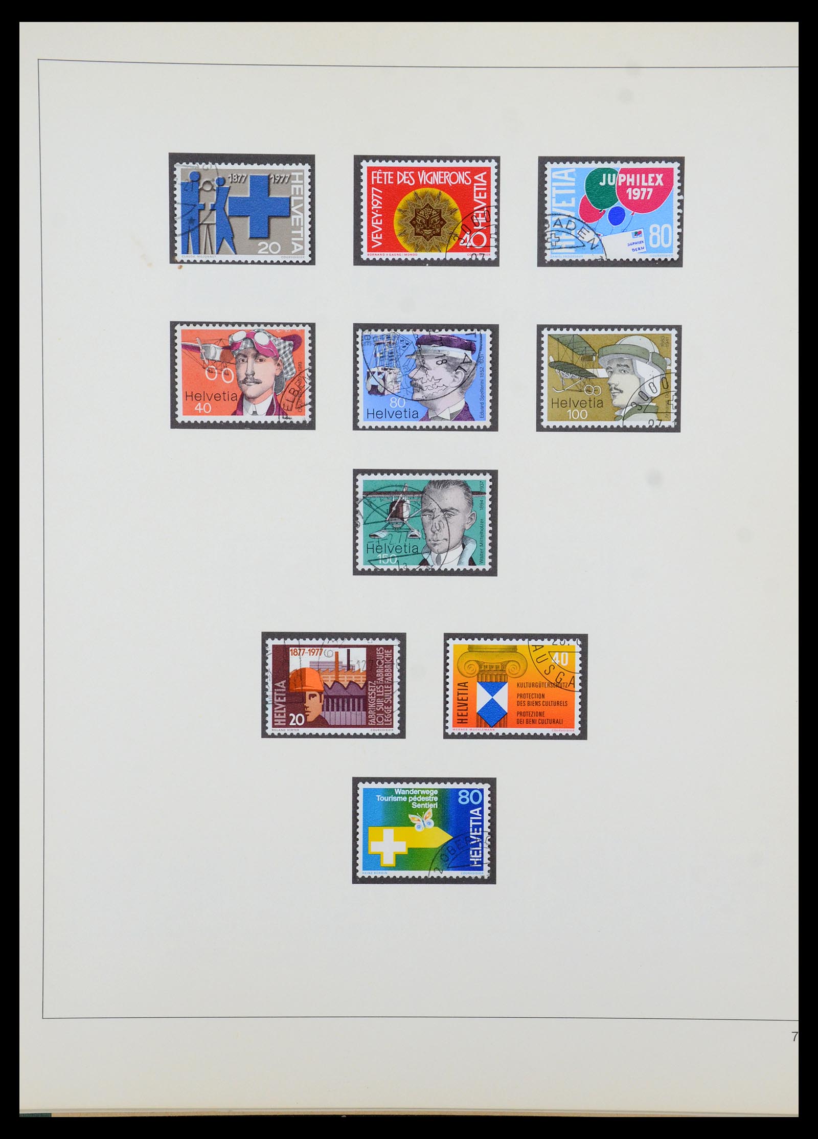 35605 158 - Stamp Collection 35605 Switzerland 1851-1985.