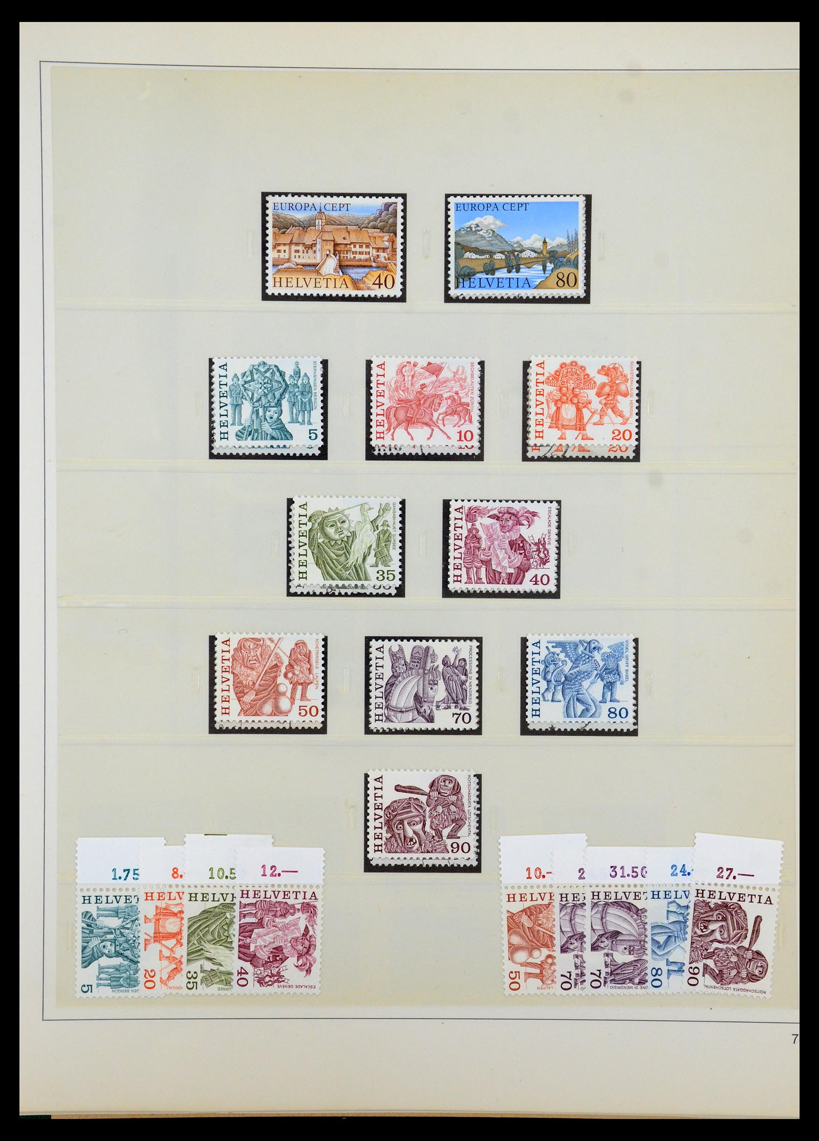 35605 161 - Postzegelverzameling 35605 Zwitserland 1851-1985.