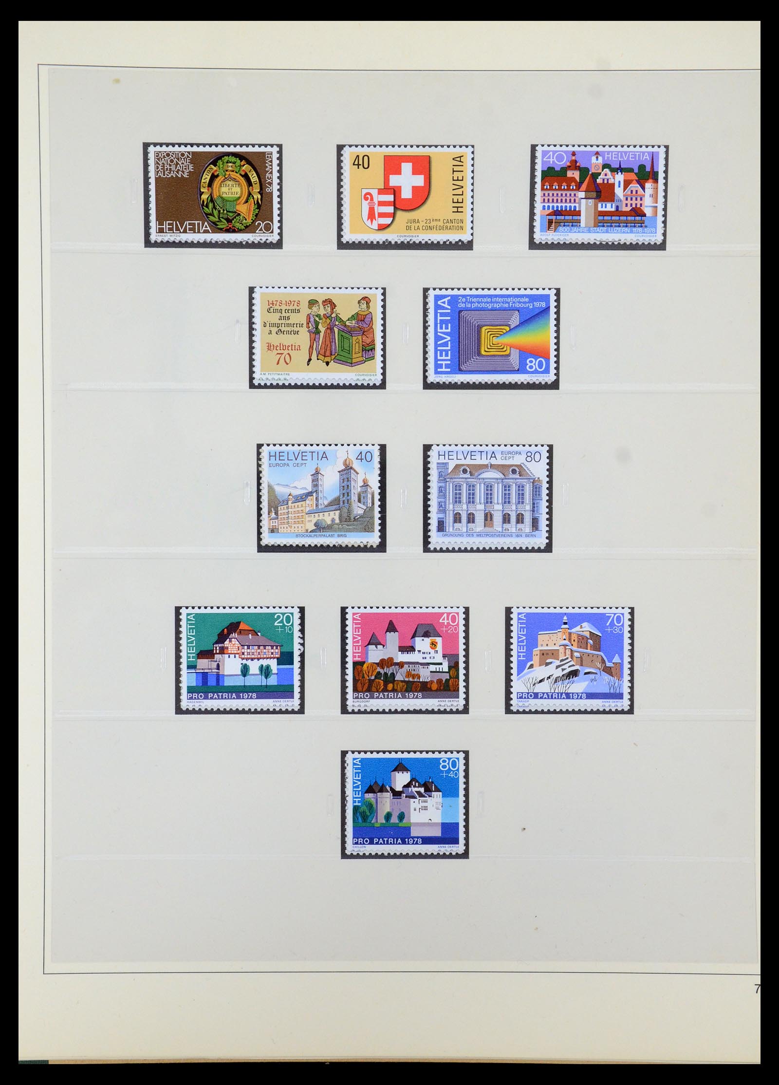 35605 164 - Stamp Collection 35605 Switzerland 1851-1985.