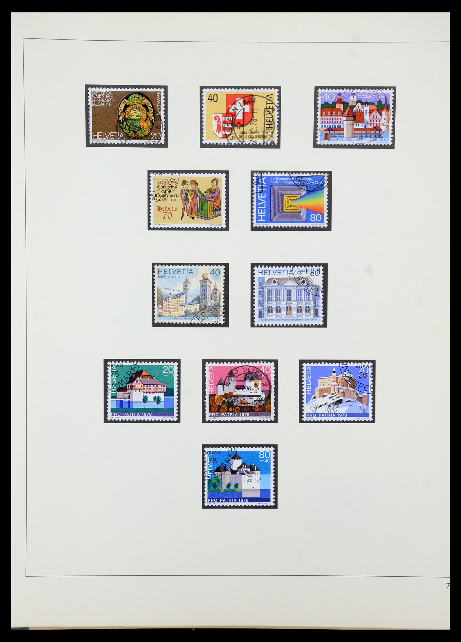35605 165 - Stamp Collection 35605 Switzerland 1851-1985.