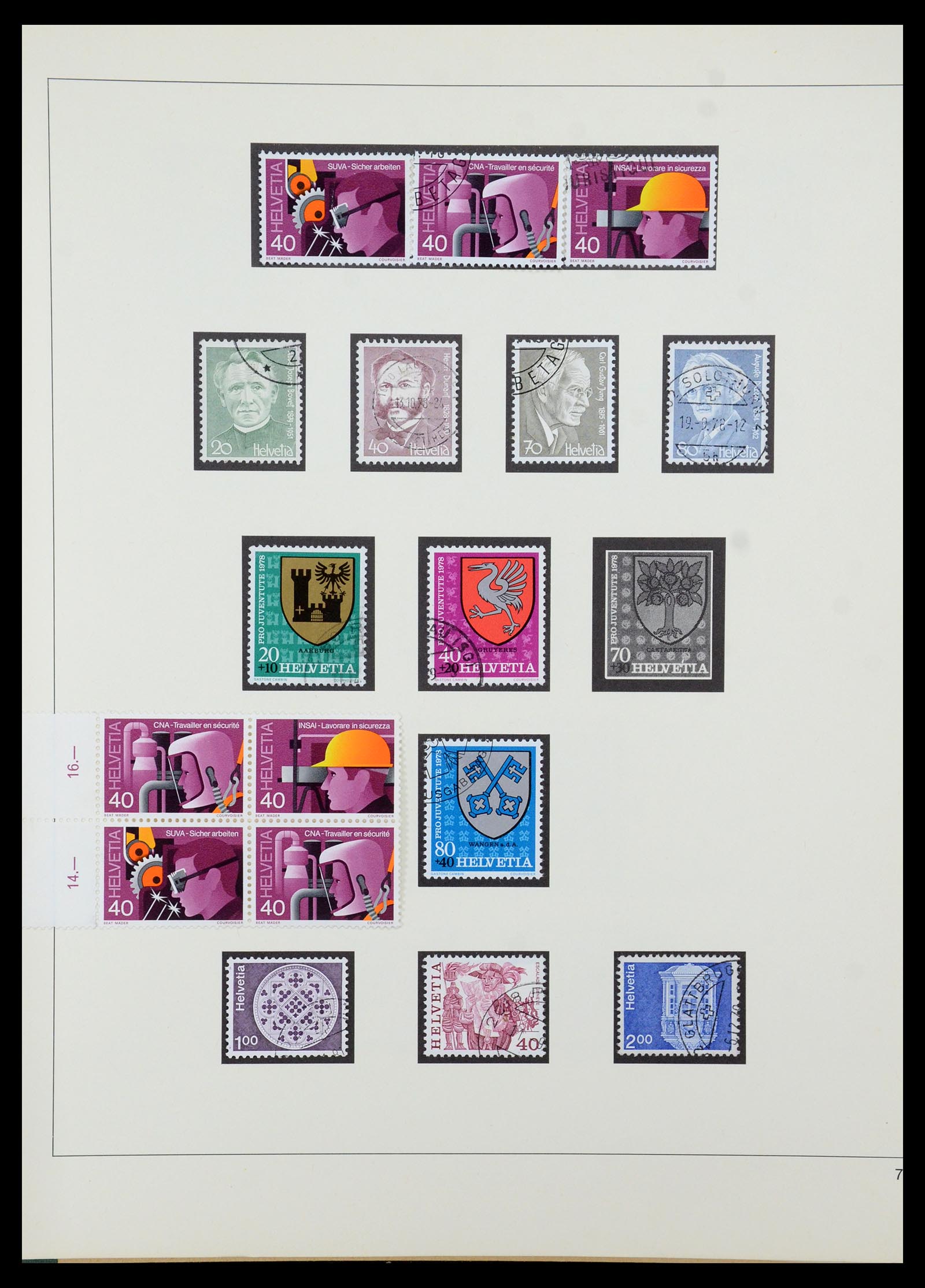 35605 167 - Postzegelverzameling 35605 Zwitserland 1851-1985.