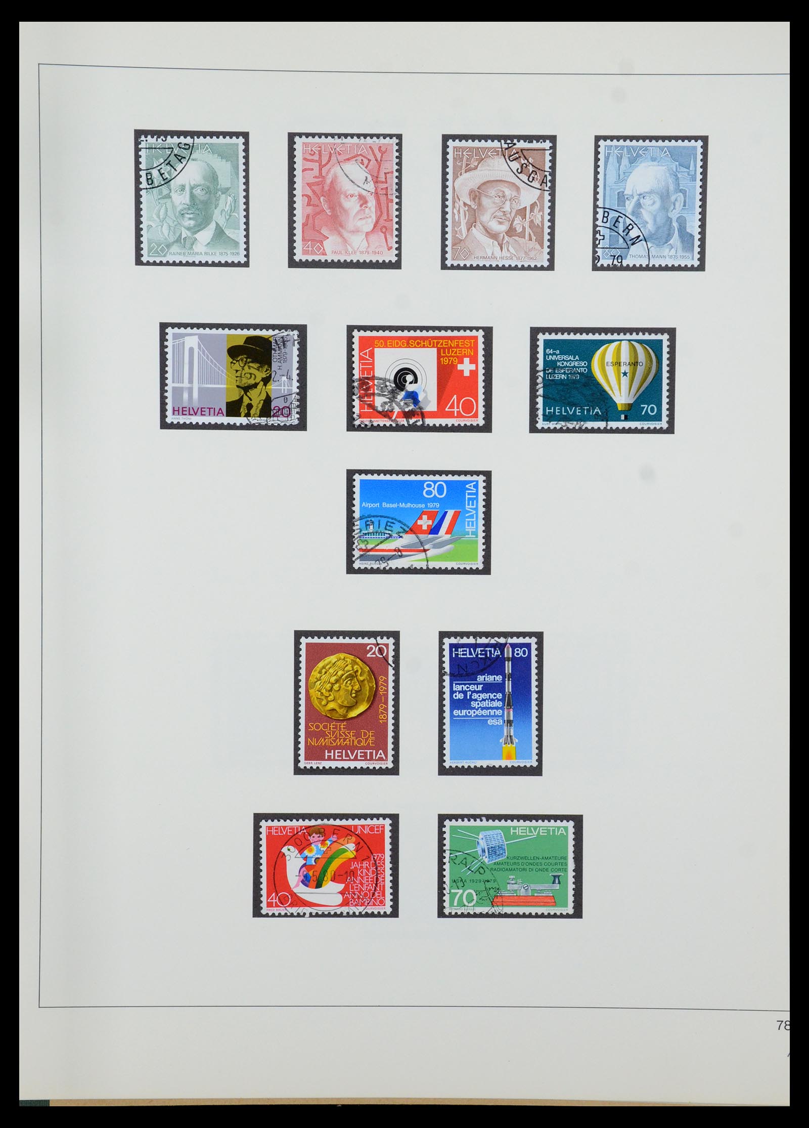 35605 169 - Stamp Collection 35605 Switzerland 1851-1985.