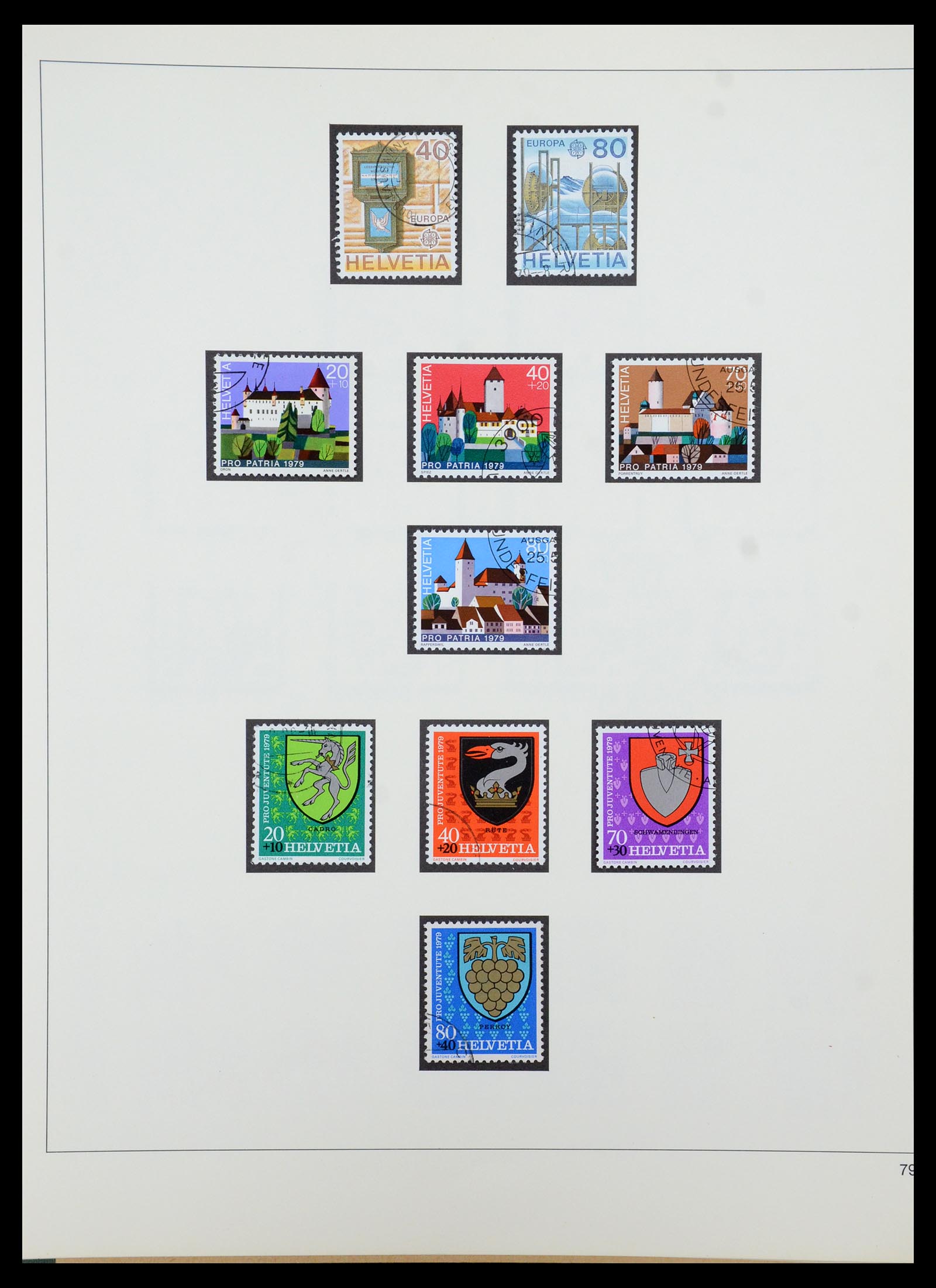 35605 171 - Postzegelverzameling 35605 Zwitserland 1851-1985.