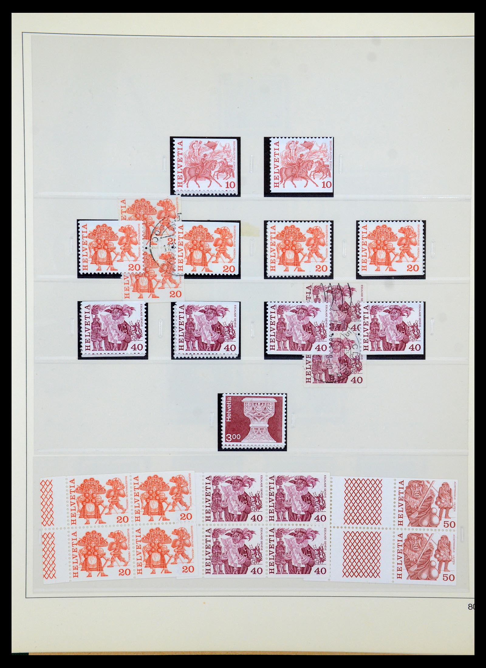 35605 172 - Postzegelverzameling 35605 Zwitserland 1851-1985.
