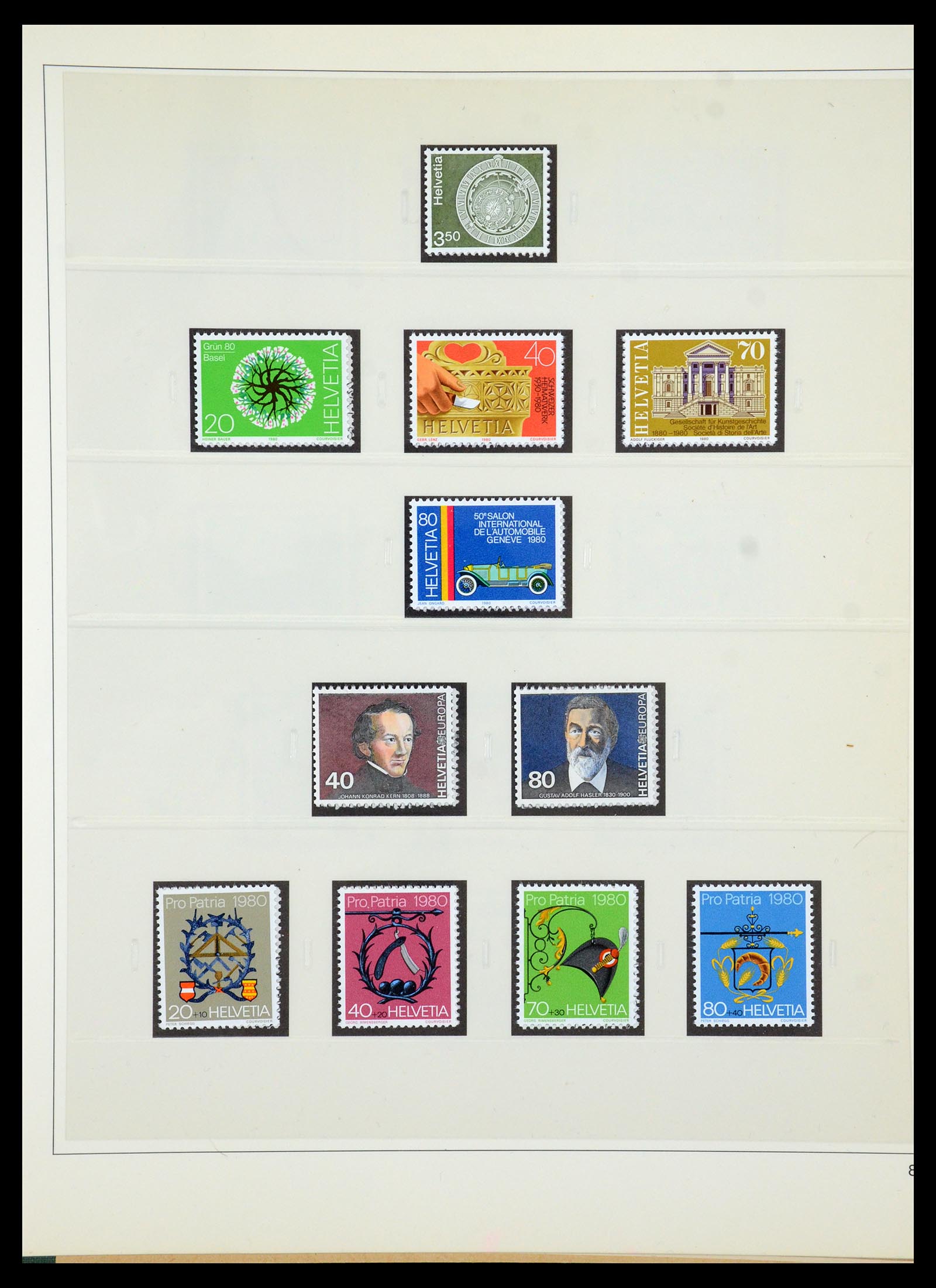 35605 174 - Postzegelverzameling 35605 Zwitserland 1851-1985.