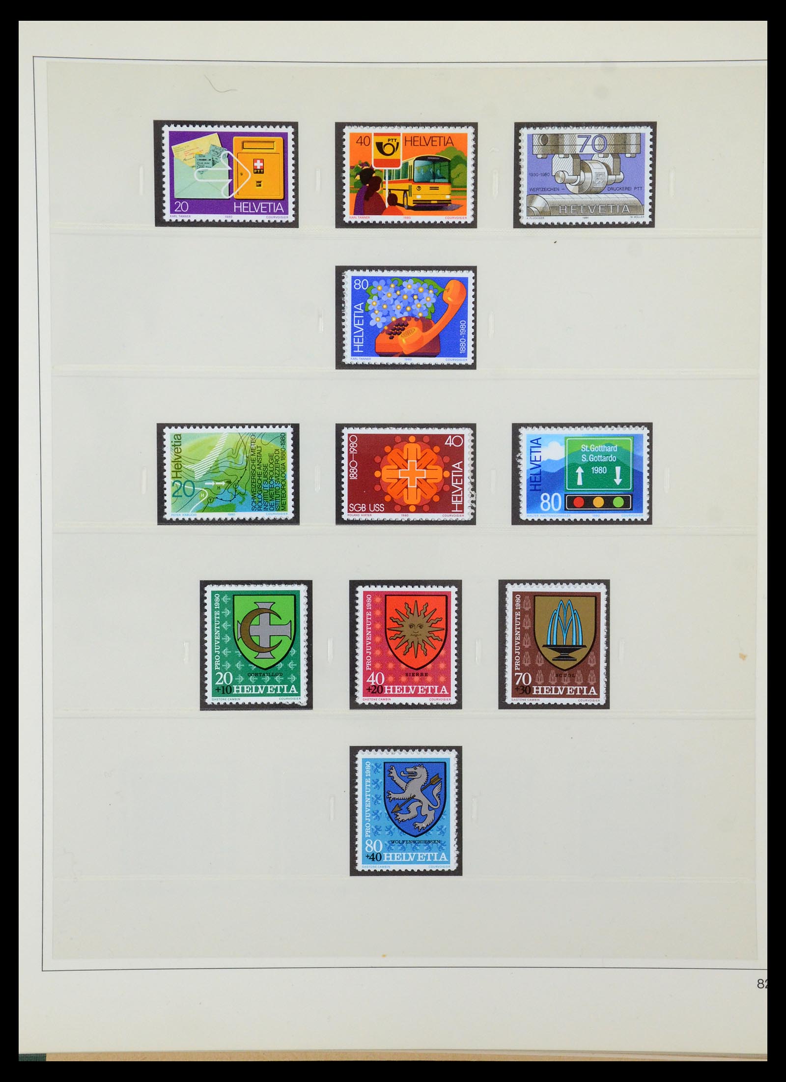 35605 176 - Stamp Collection 35605 Switzerland 1851-1985.