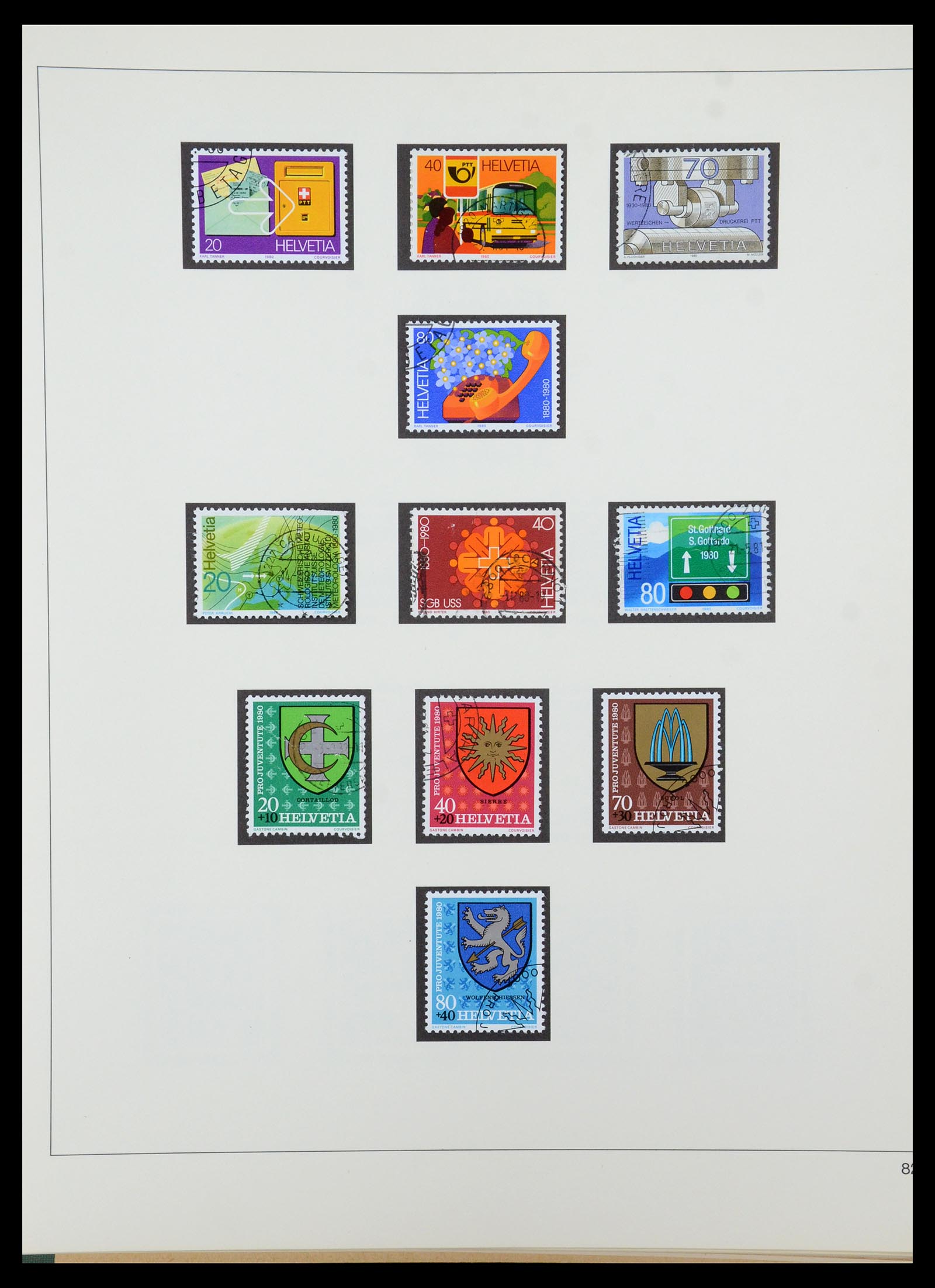 35605 177 - Stamp Collection 35605 Switzerland 1851-1985.