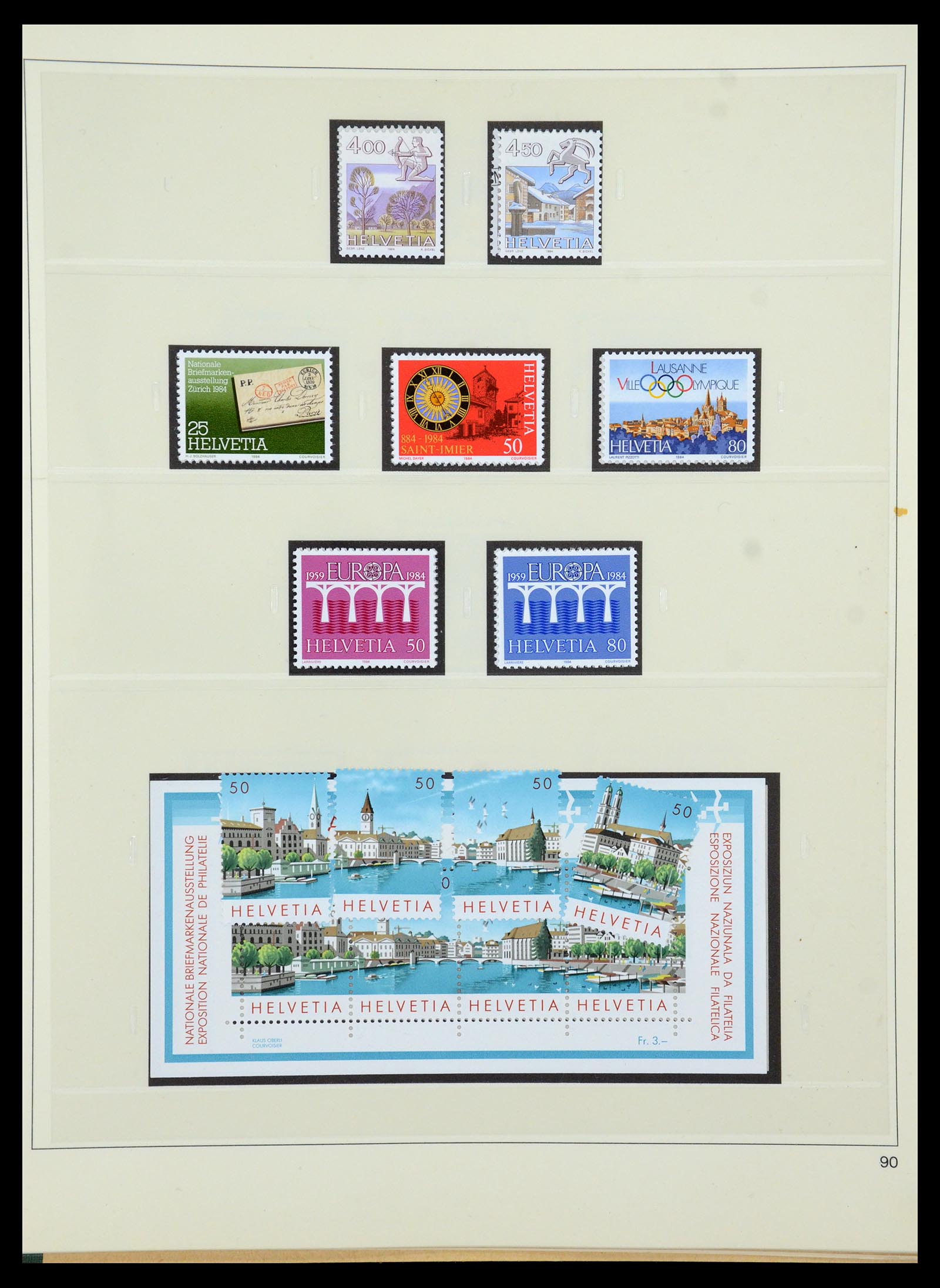 35605 192 - Stamp Collection 35605 Switzerland 1851-1985.