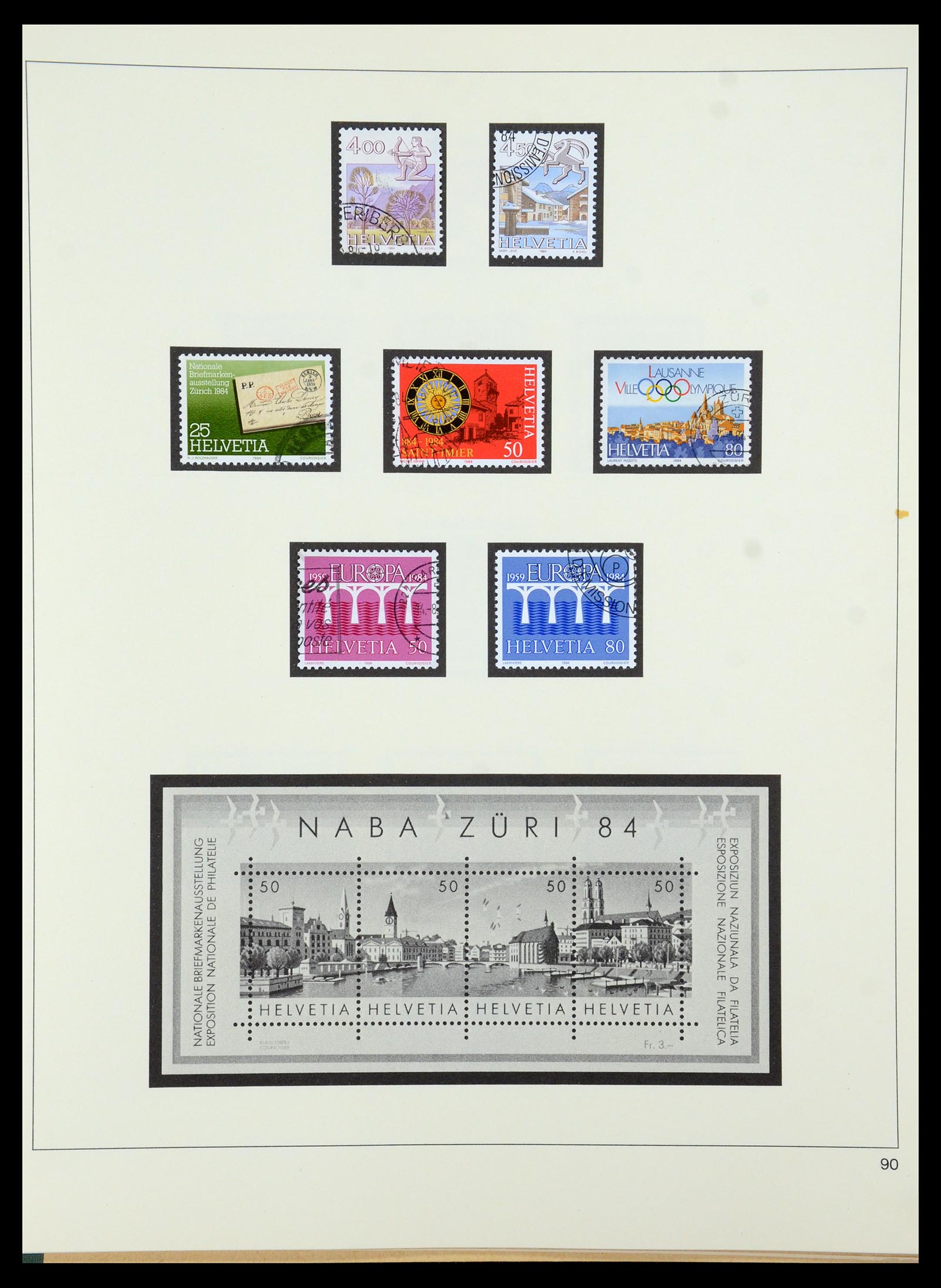 35605 193 - Stamp Collection 35605 Switzerland 1851-1985.