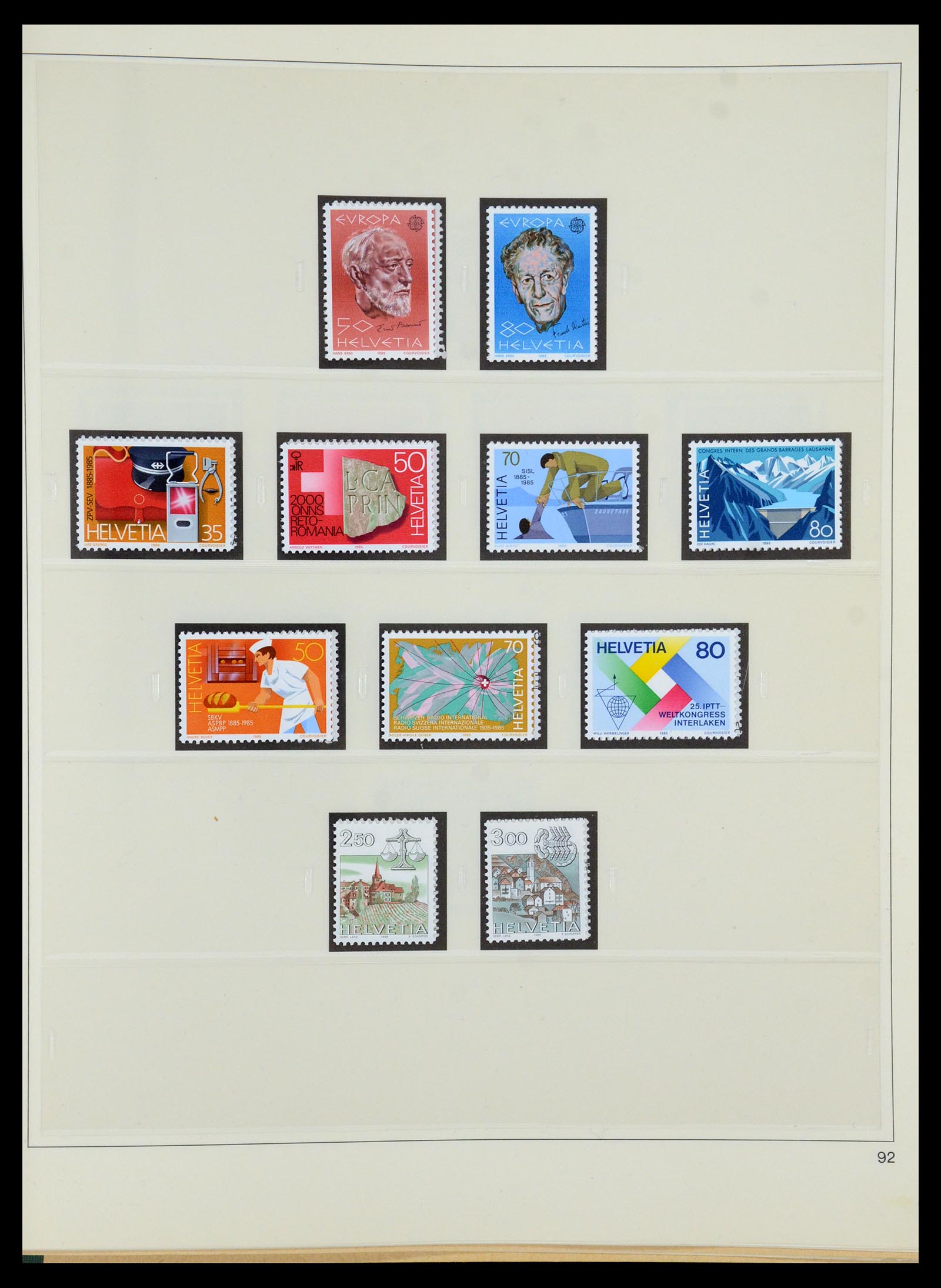 35605 196 - Stamp Collection 35605 Switzerland 1851-1985.