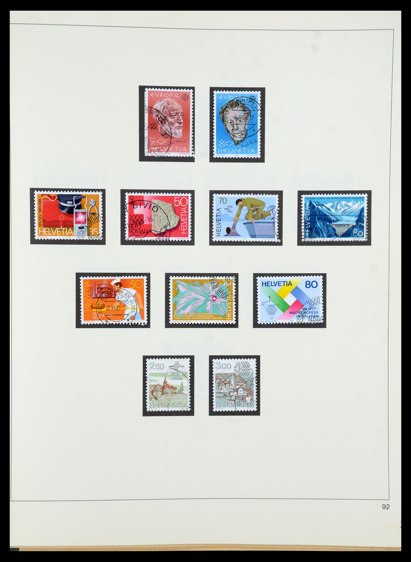 35605 197 - Stamp Collection 35605 Switzerland 1851-1985.