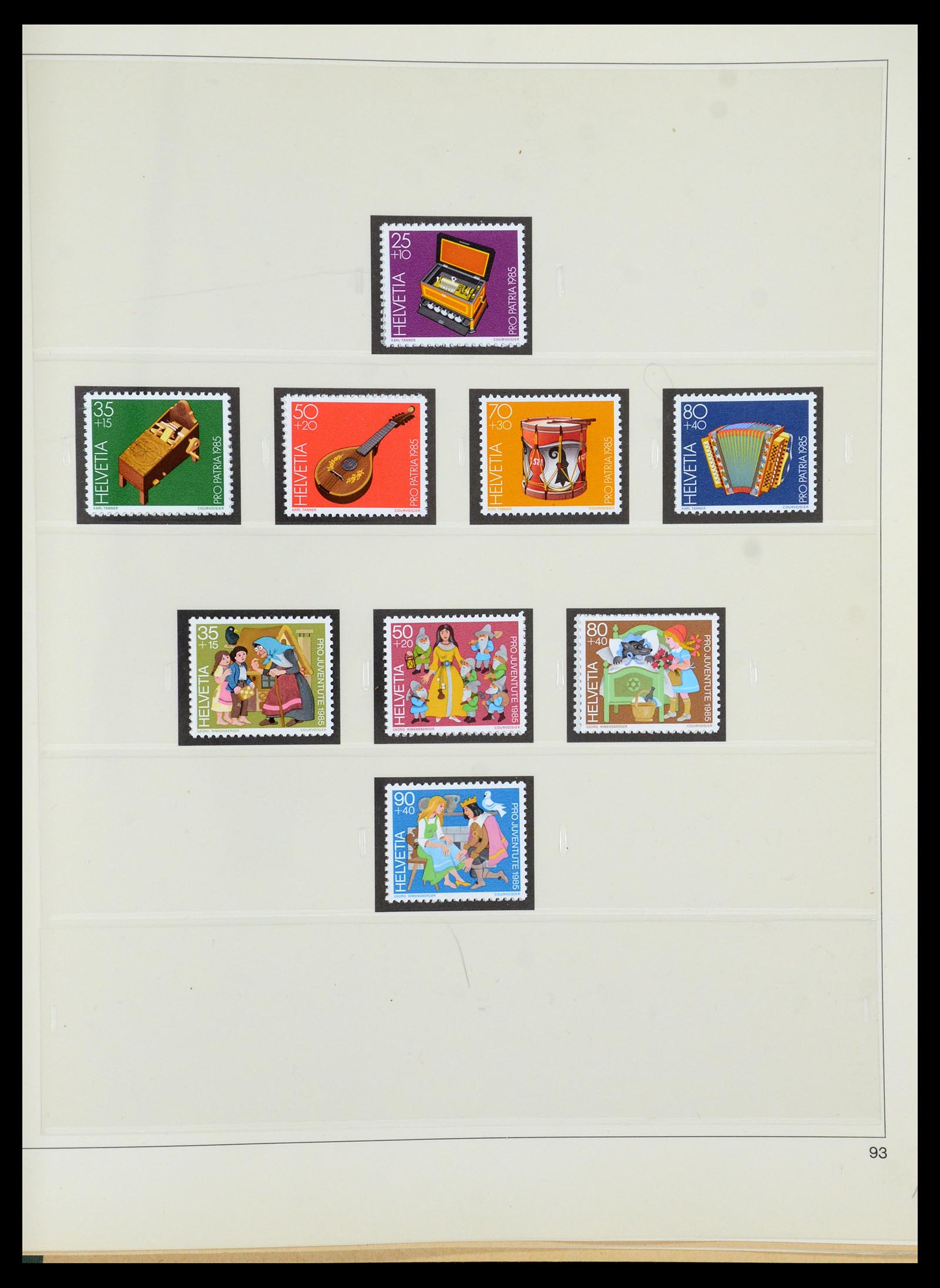 35605 198 - Postzegelverzameling 35605 Zwitserland 1851-1985.