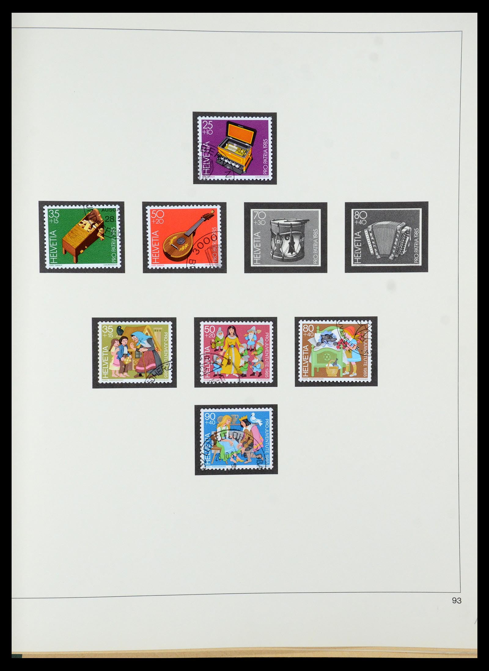35605 199 - Postzegelverzameling 35605 Zwitserland 1851-1985.