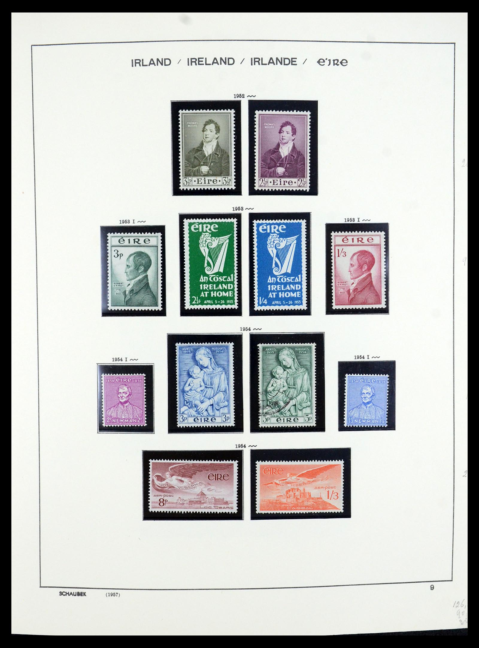 35607 016 - Postzegelverzameling 35607 Ierland 1922-1991.