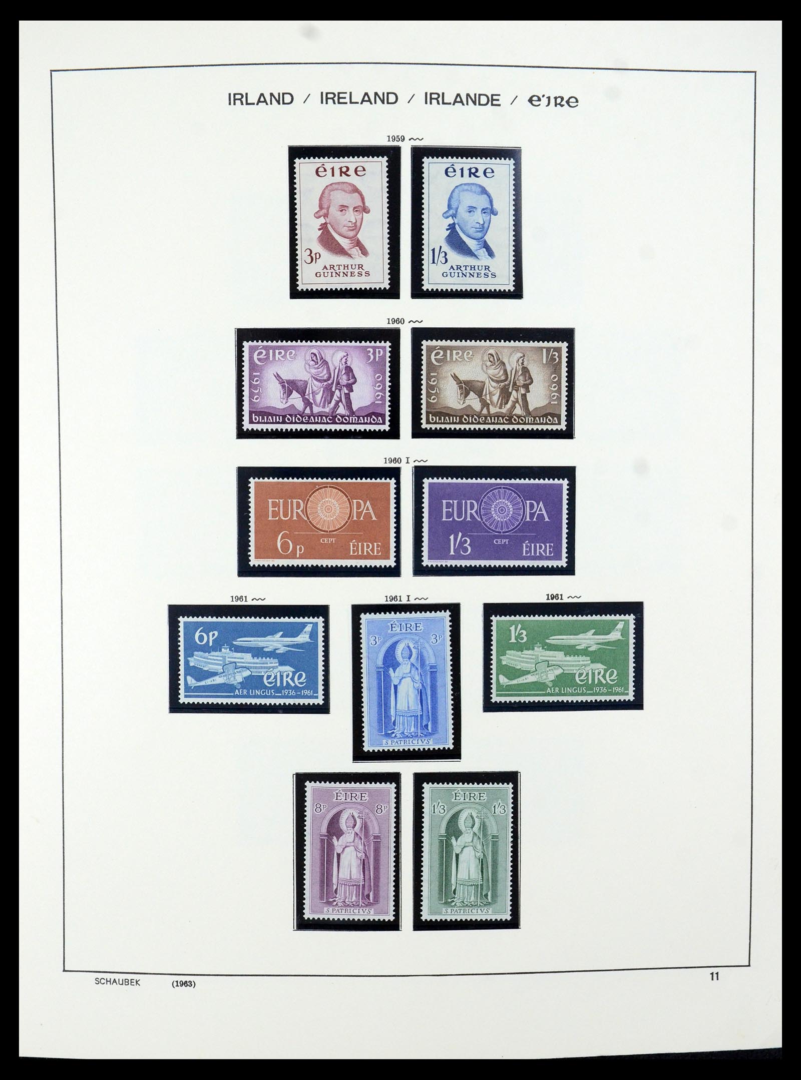 35607 018 - Postzegelverzameling 35607 Ierland 1922-1991.