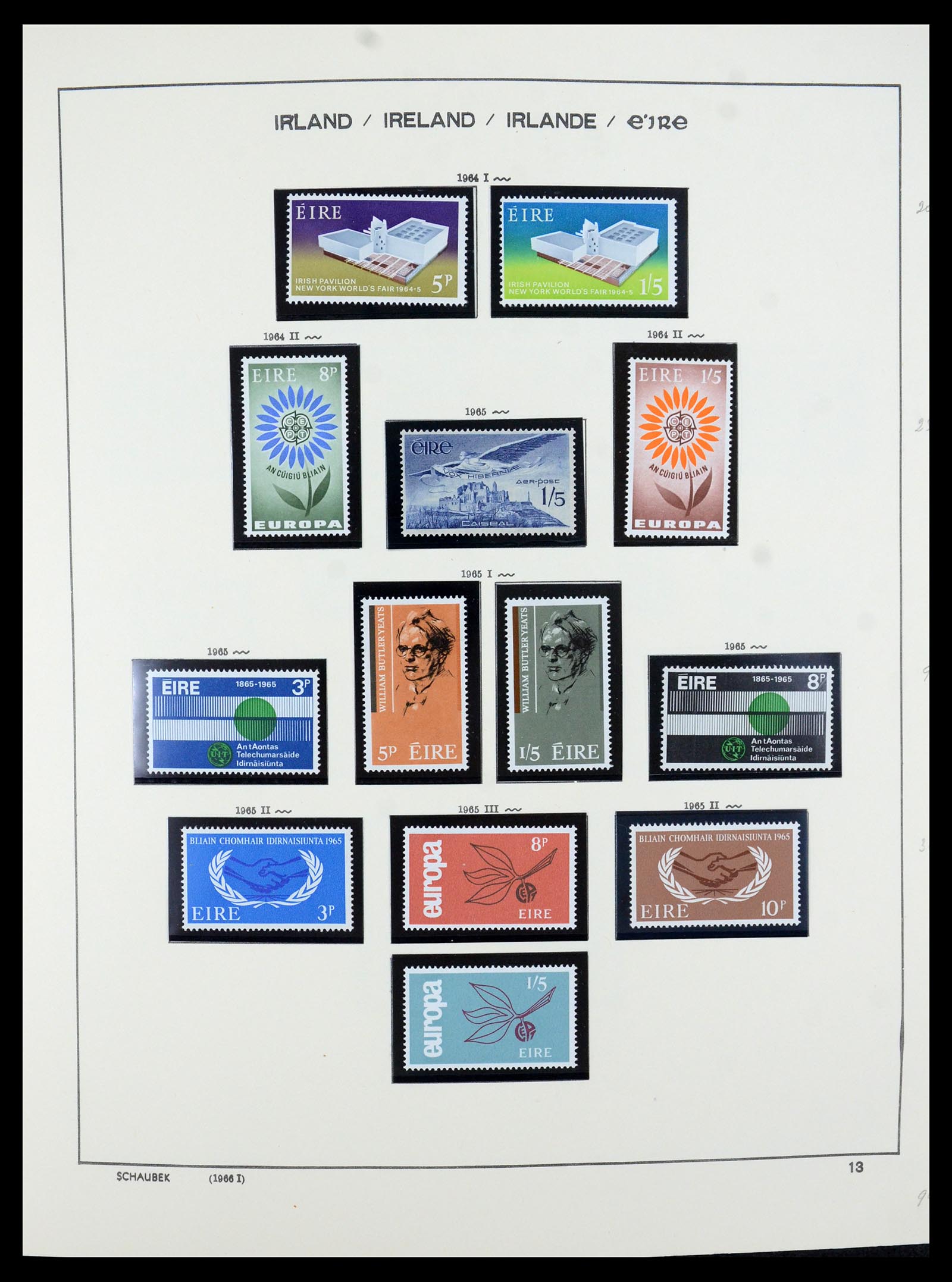 35607 020 - Postzegelverzameling 35607 Ierland 1922-1991.