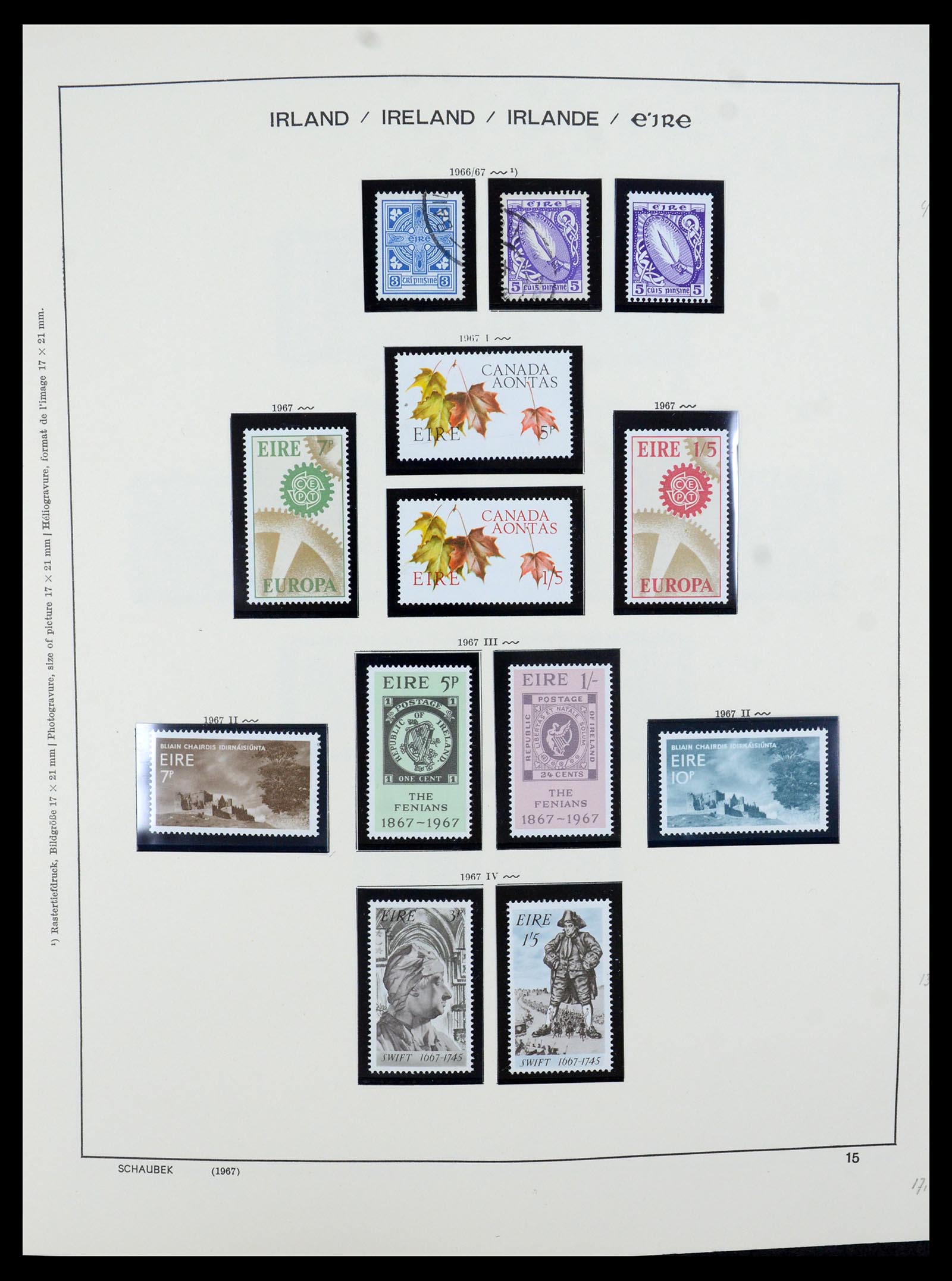 35607 022 - Postzegelverzameling 35607 Ierland 1922-1991.