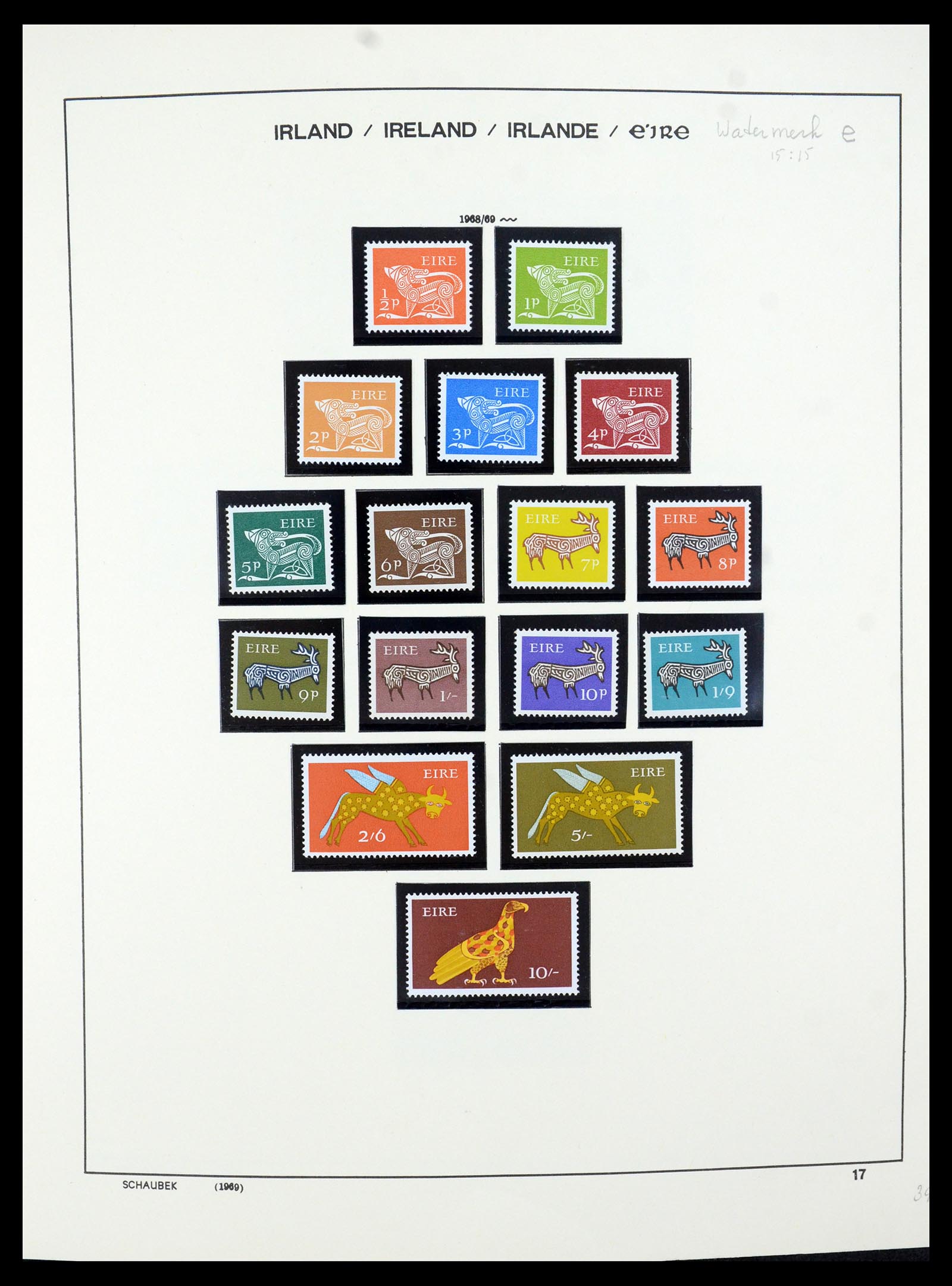 35607 024 - Postzegelverzameling 35607 Ierland 1922-1991.