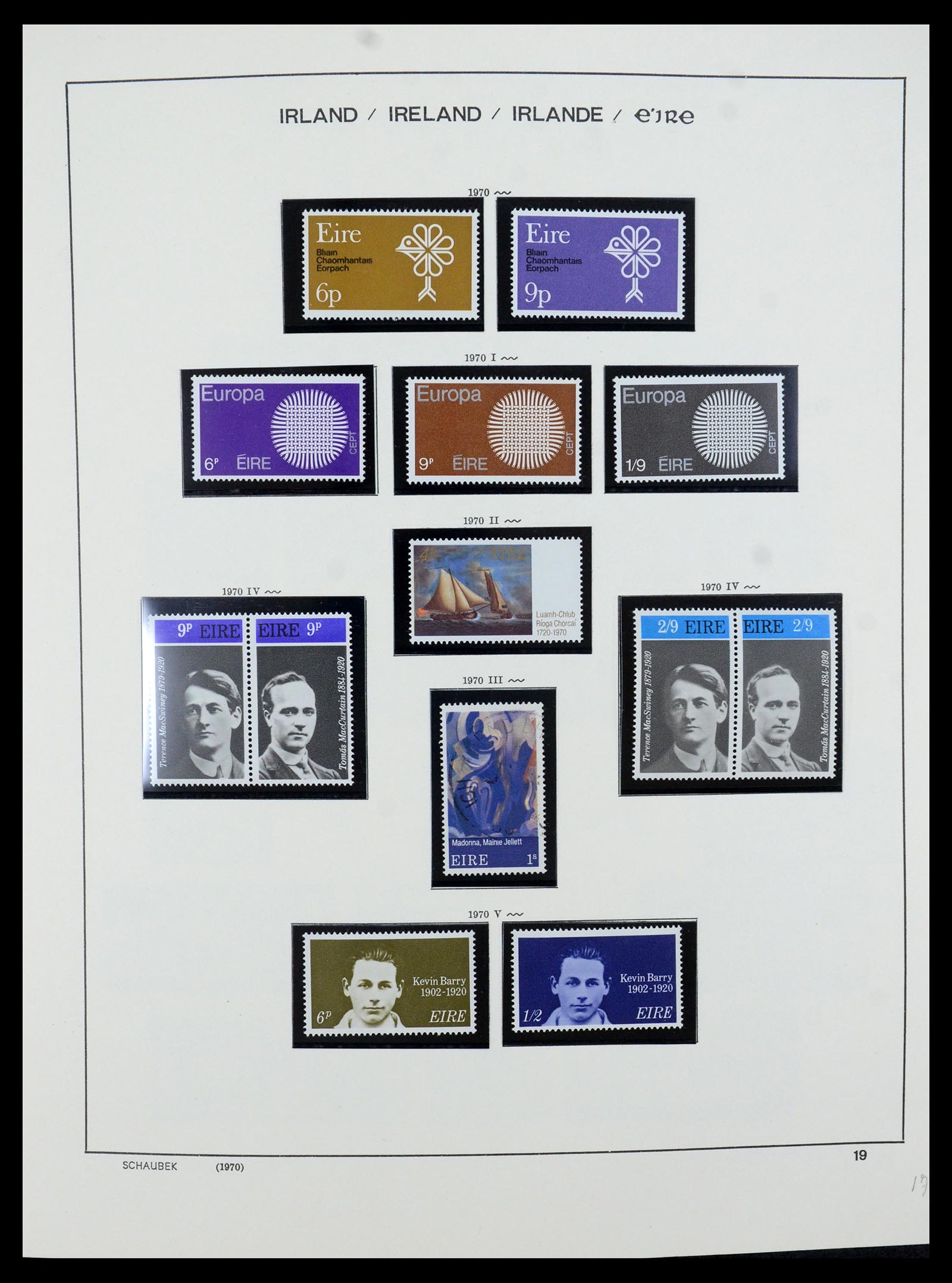 35607 026 - Postzegelverzameling 35607 Ierland 1922-1991.