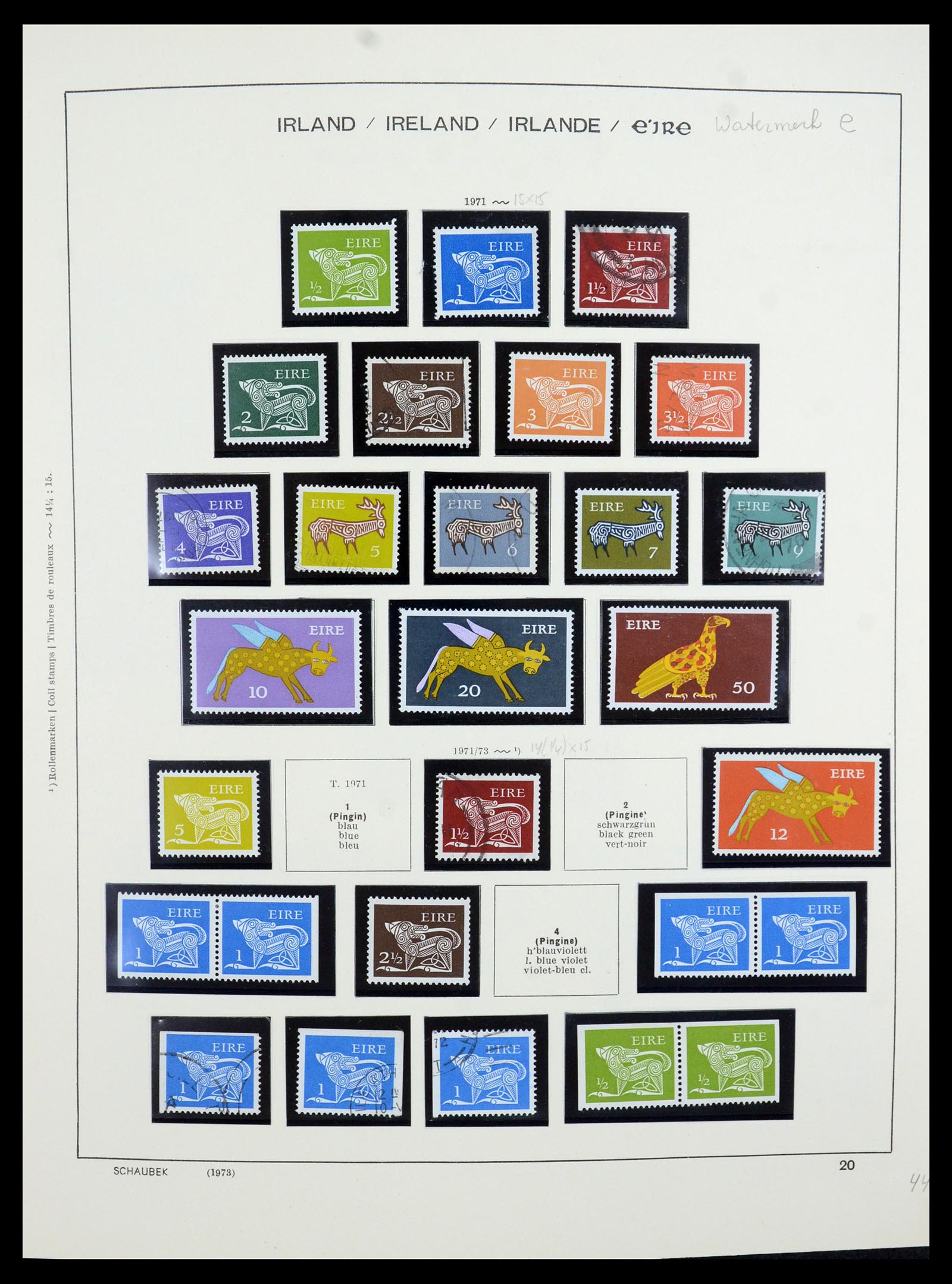 35607 027 - Postzegelverzameling 35607 Ierland 1922-1991.