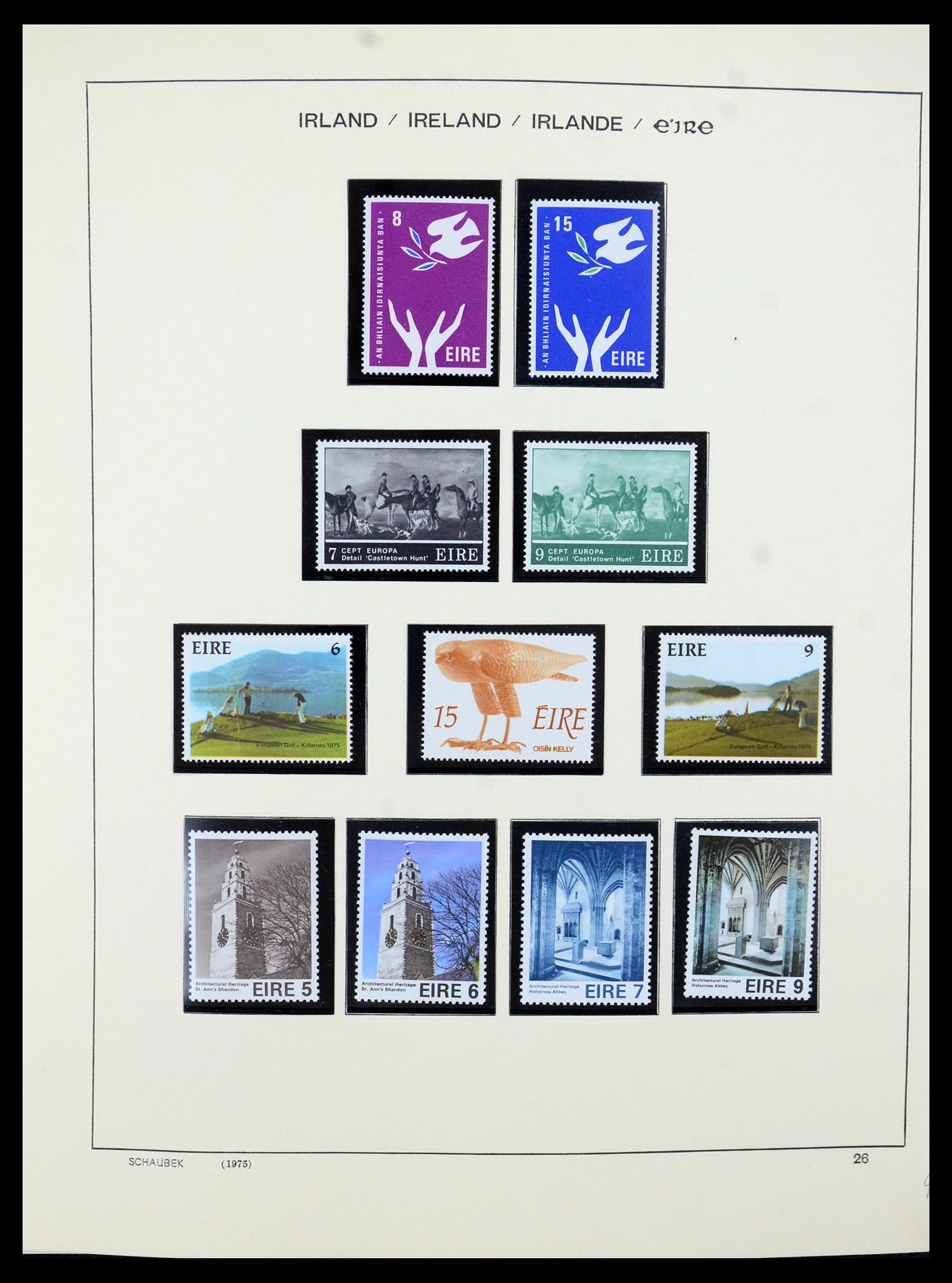 35607 036 - Postzegelverzameling 35607 Ierland 1922-1991.