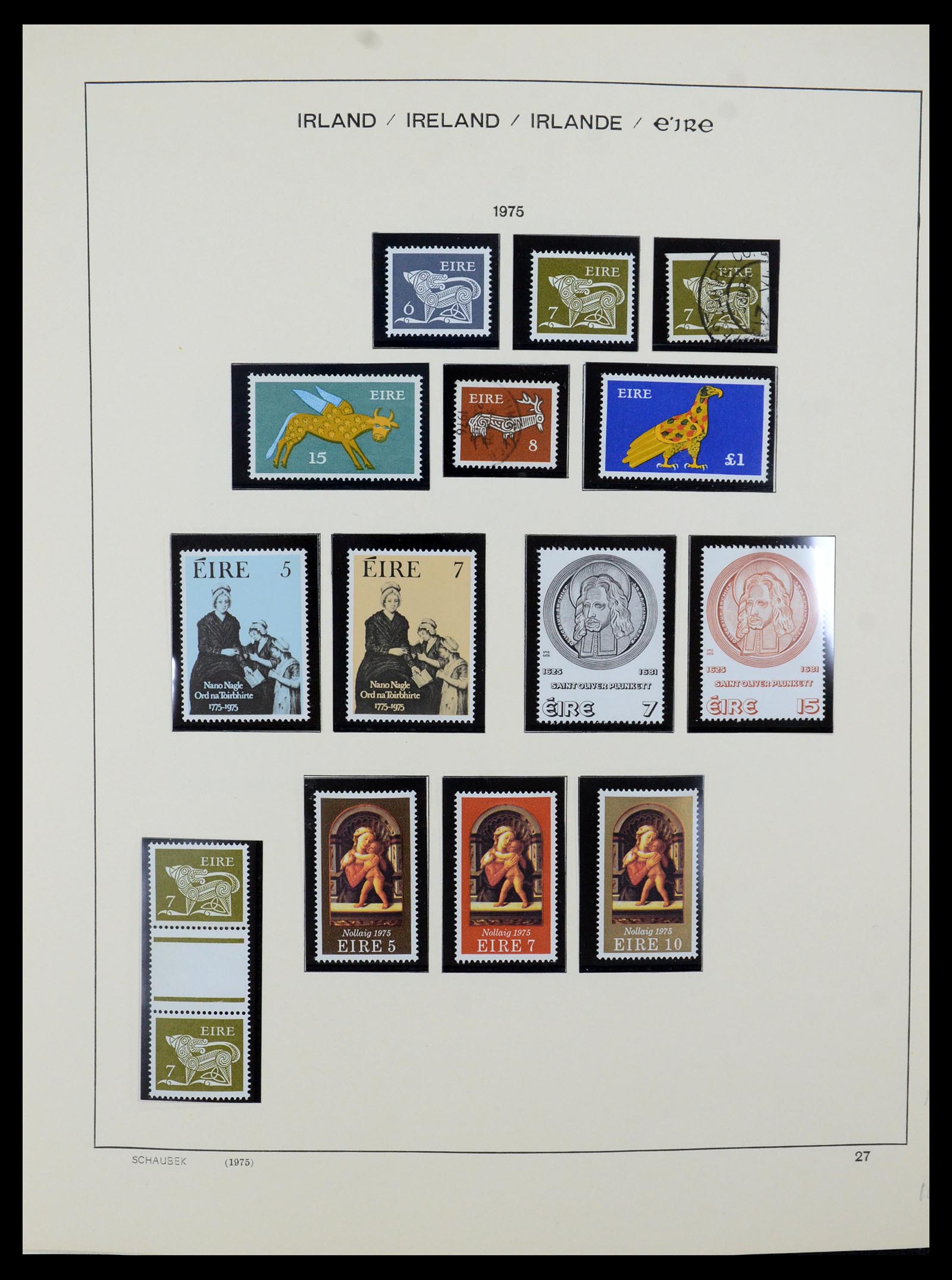 35607 037 - Postzegelverzameling 35607 Ierland 1922-1991.
