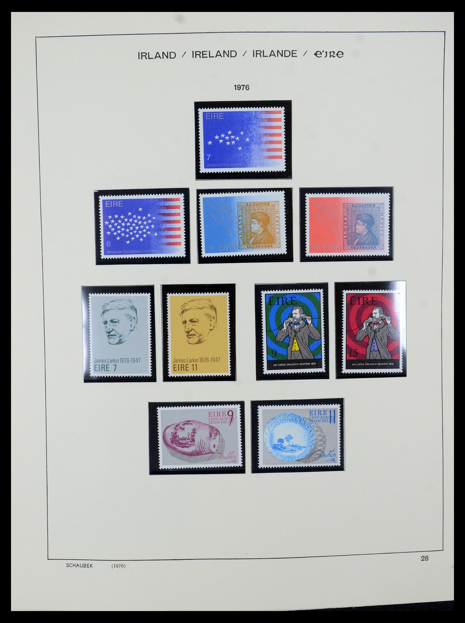 35607 038 - Postzegelverzameling 35607 Ierland 1922-1991.