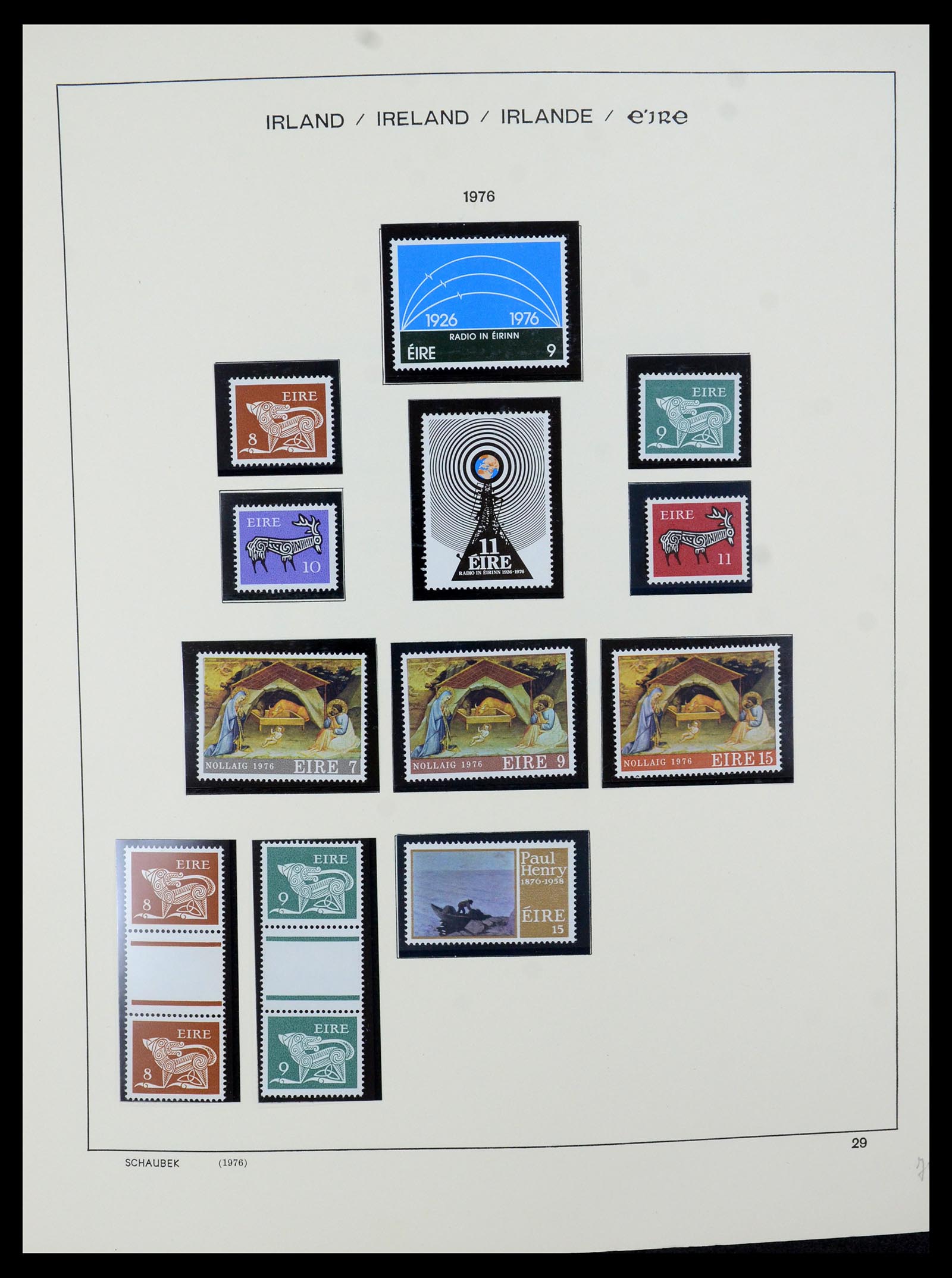 35607 039 - Postzegelverzameling 35607 Ierland 1922-1991.