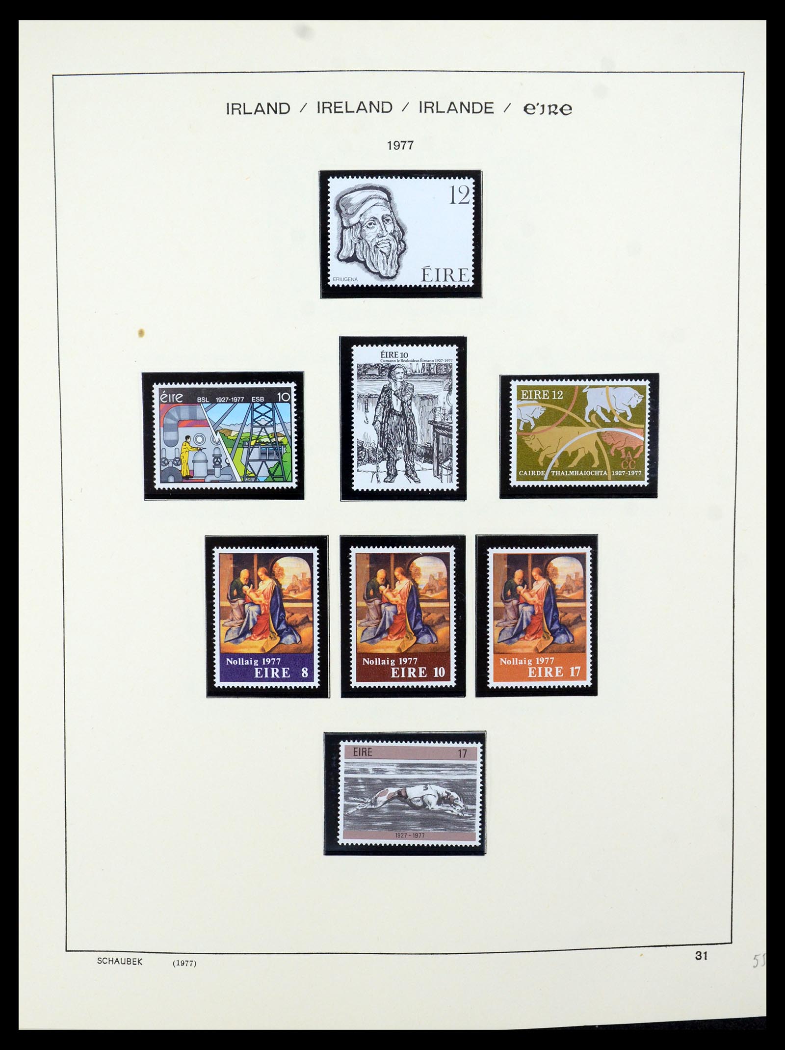 35607 042 - Postzegelverzameling 35607 Ierland 1922-1991.