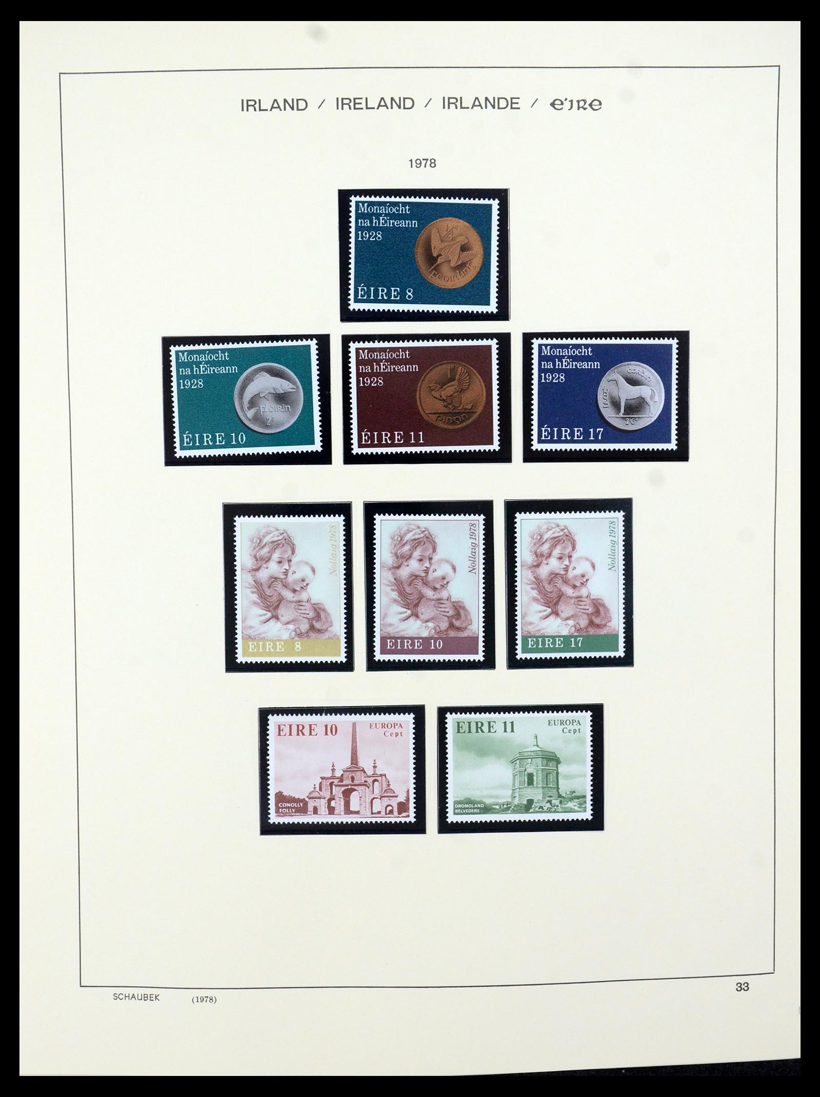 35607 044 - Postzegelverzameling 35607 Ierland 1922-1991.